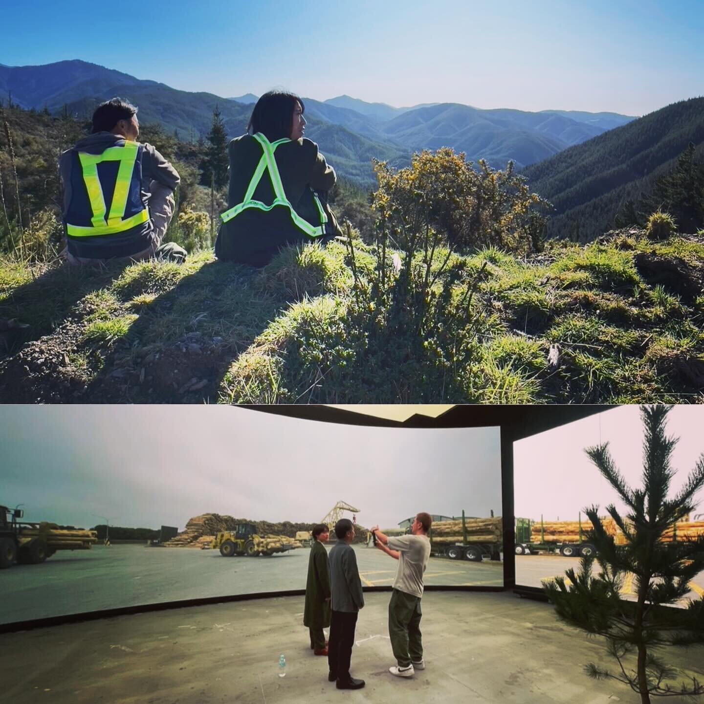 BTS from November Shoot in Japan 🇯🇵&amp; New Zealand🇳🇿

Backgrounds were captured in South Island, then mapped into volume studio for Talent shoot in Tokyo. A delicate and technically challenging process that created a terrific result! 
.
Filmrea