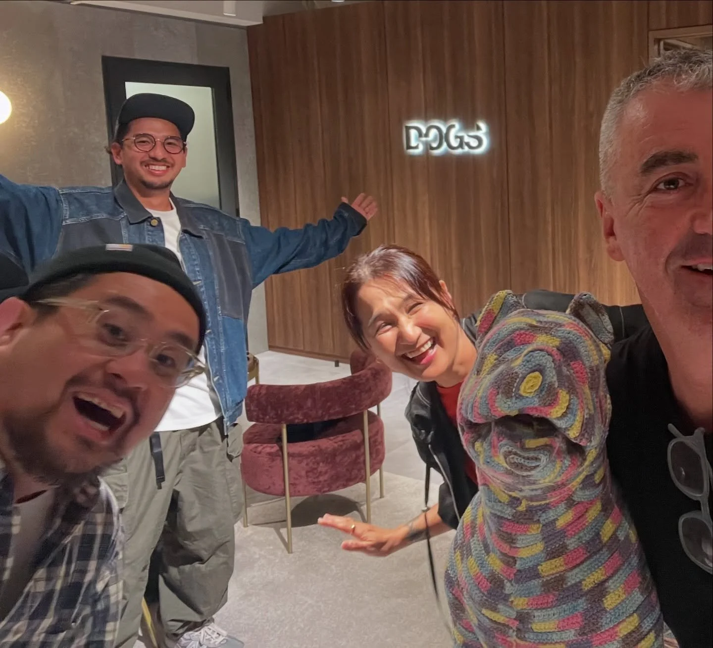 Fresh faces in Edo 🌶️⚡️🎉 w/ @dogsinc0801 @jonasticus @akiko.davies