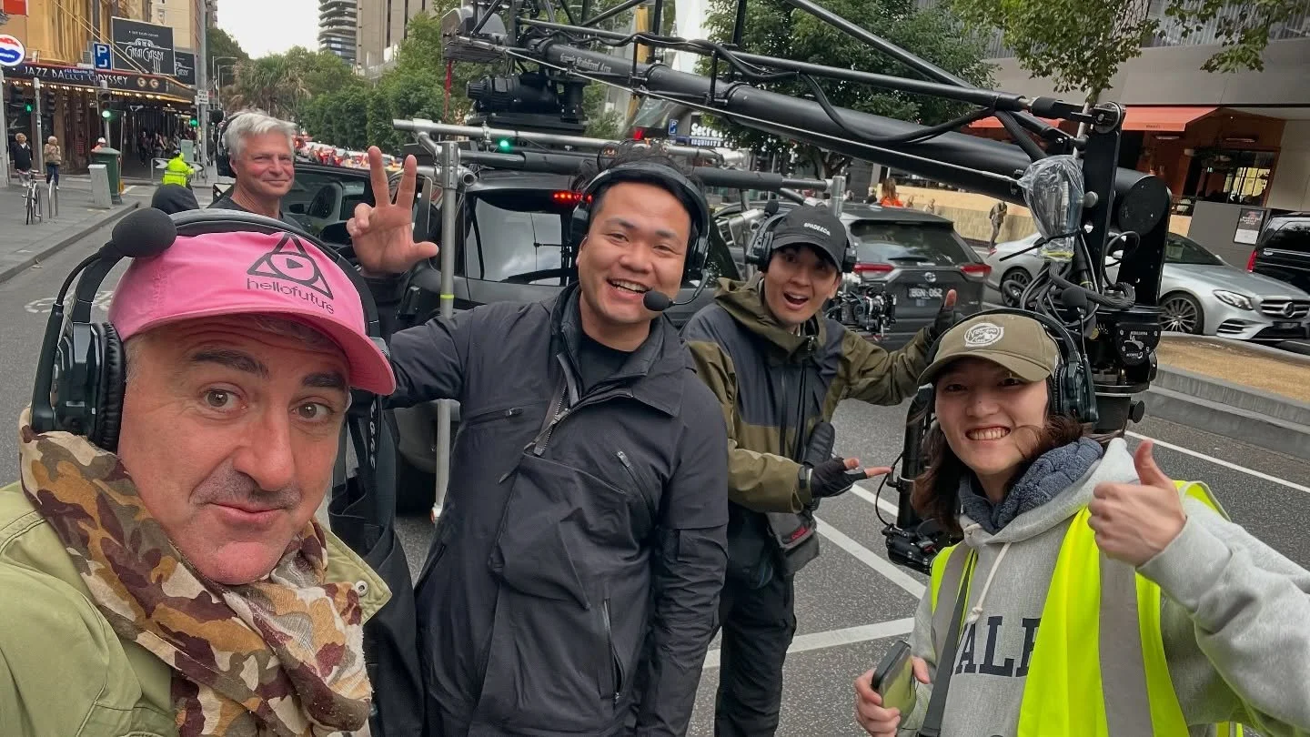 SHOOT⚡️🎥😁
.
Shooting cars in city brings many challenges, but if you are with a good team, it&rsquo;s a blast! 
.
Our J-crew leaders @itogenki_com  and @jin.ito &amp; @mishironron combined smoothly with our local legends to make it all happen 💪🏼?