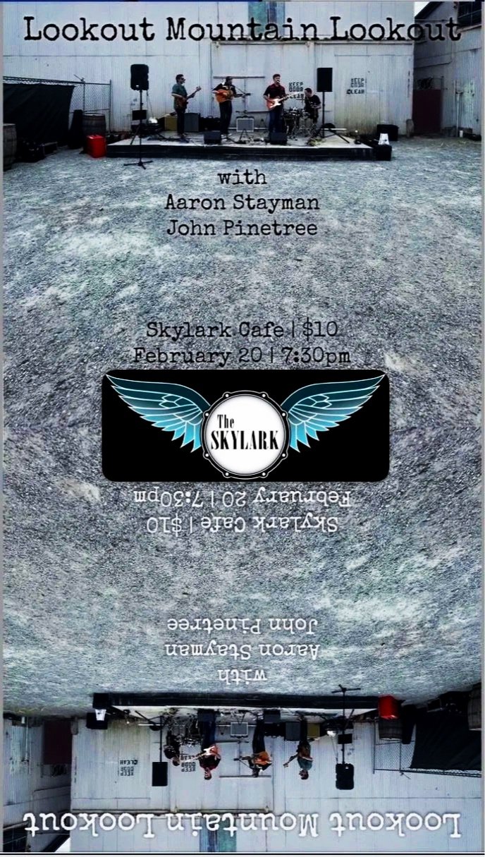 Aaron's 50th at The Skylark with  Lookout Mountain Lookout  and John Pinetree & The Yellin Degenerates