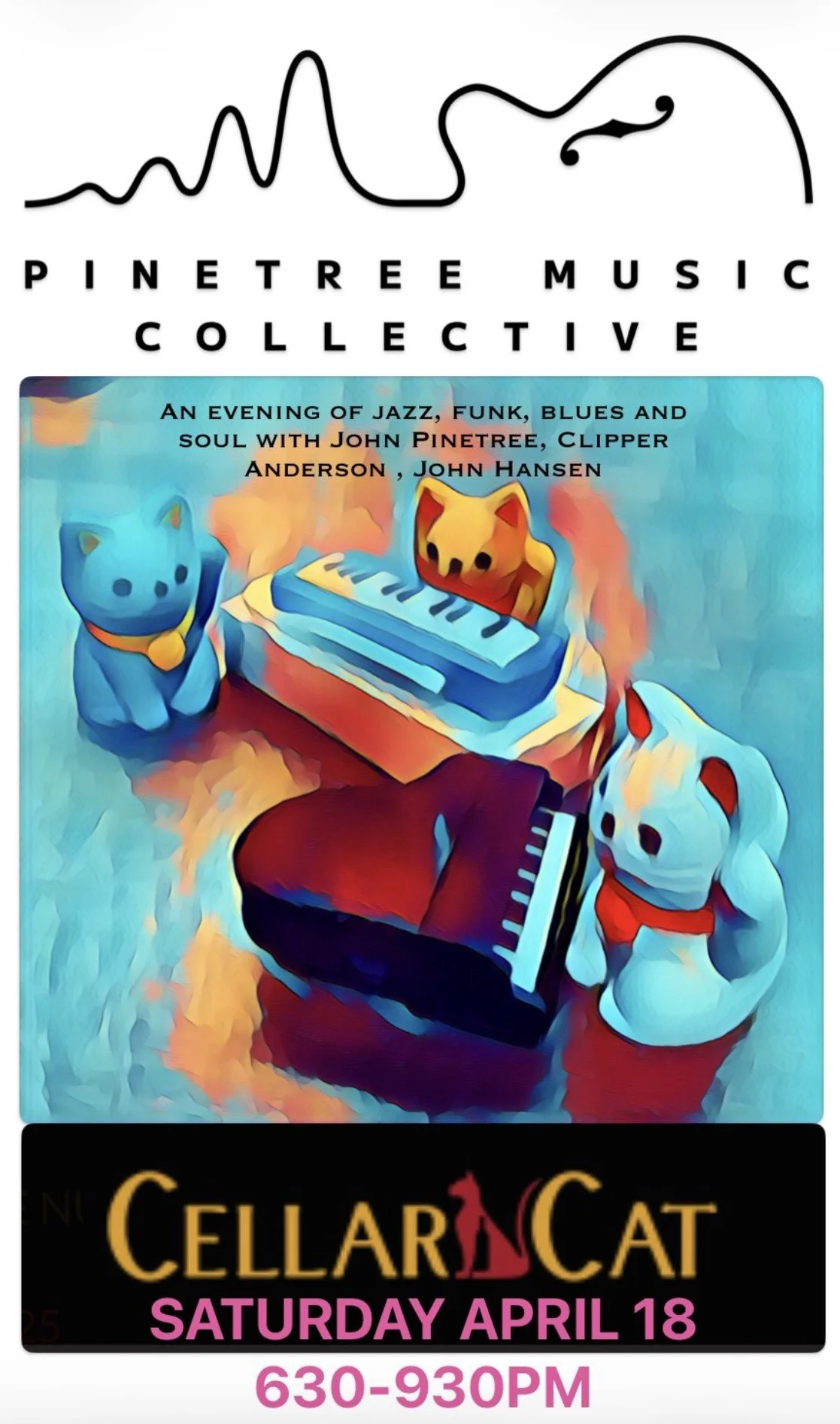 PINETREE MUSIC COLLECTIVE  live AT THE CELLAR CAT KINGSTON 