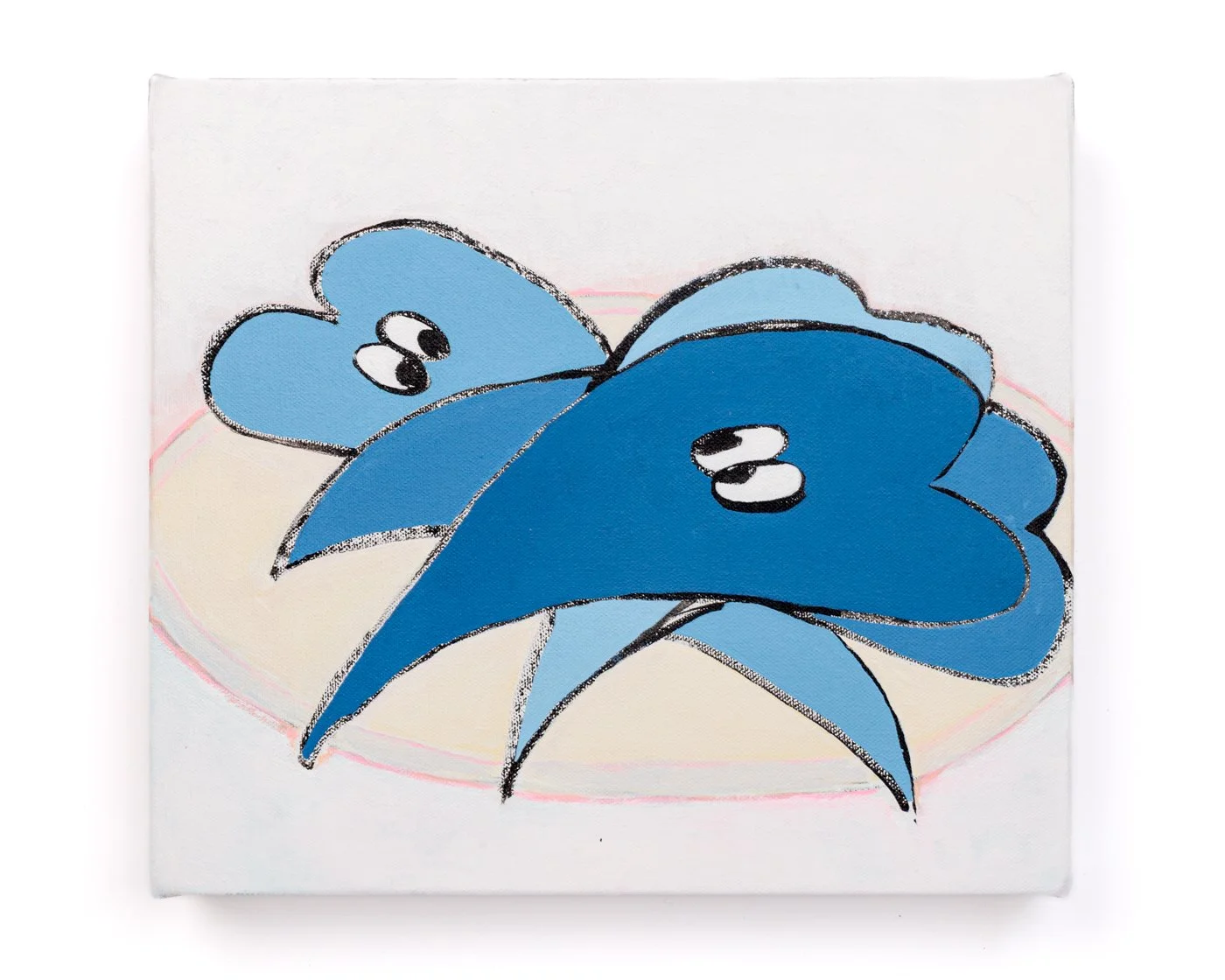 "4 on a plate" 13 inches x 11.5 inches 2026