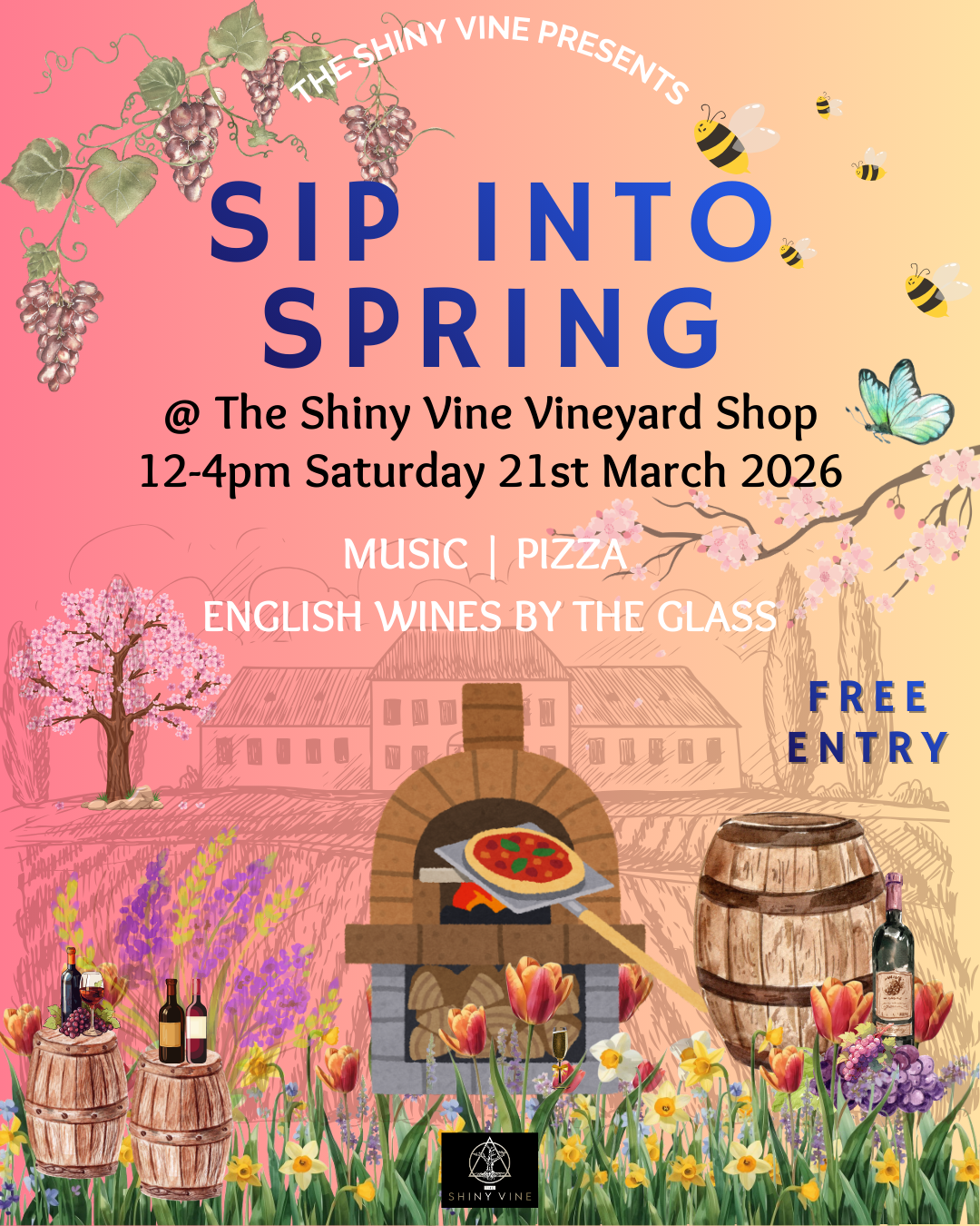 Hello Spring @ The Shiny Vine Vineyard Shop - 21/03/26 12-4pm