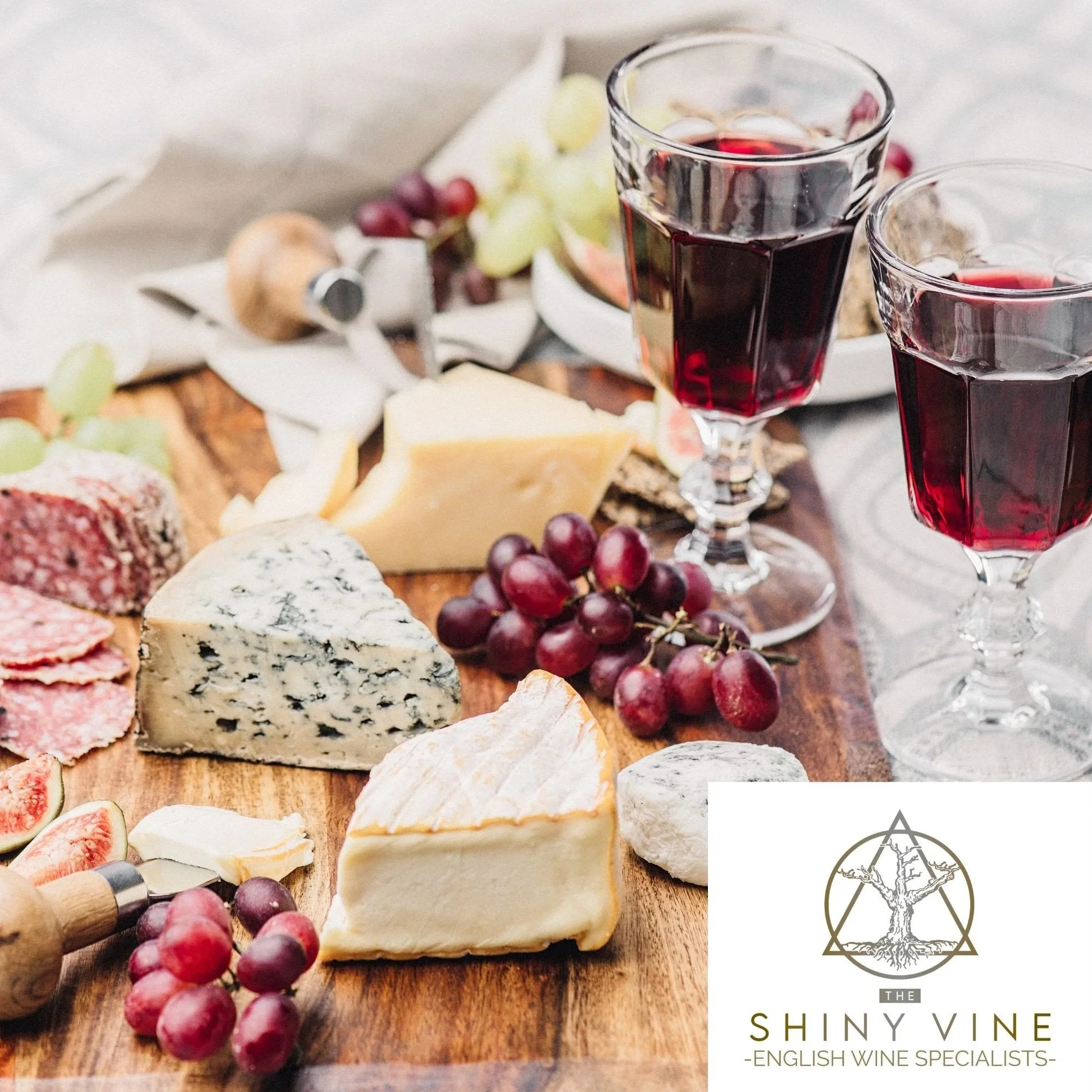 13/08/2026 The Shiny Vine Pairings: An English Wine & Cheese Affair
