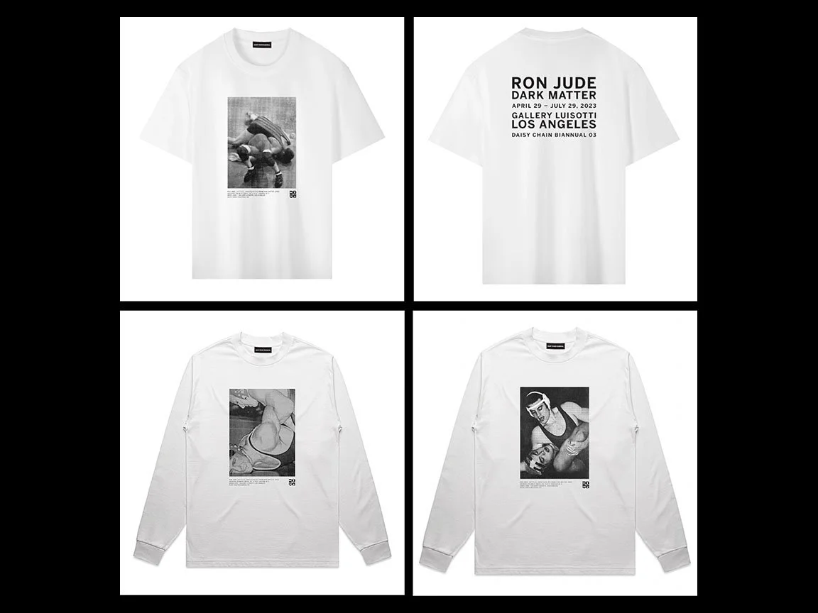 Ron Jude X Daisy Chain Dark Matter Wrestler T-Shirts