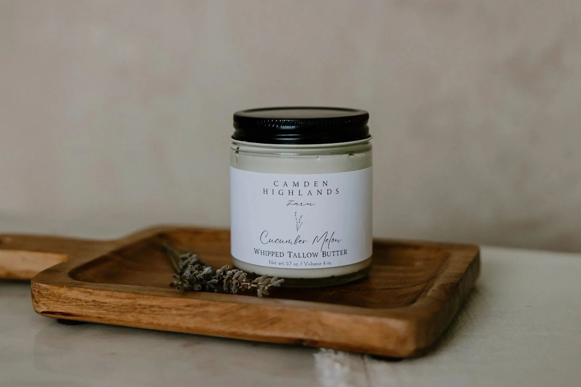 Cucumber Melon Whipped Tallow Body Butter