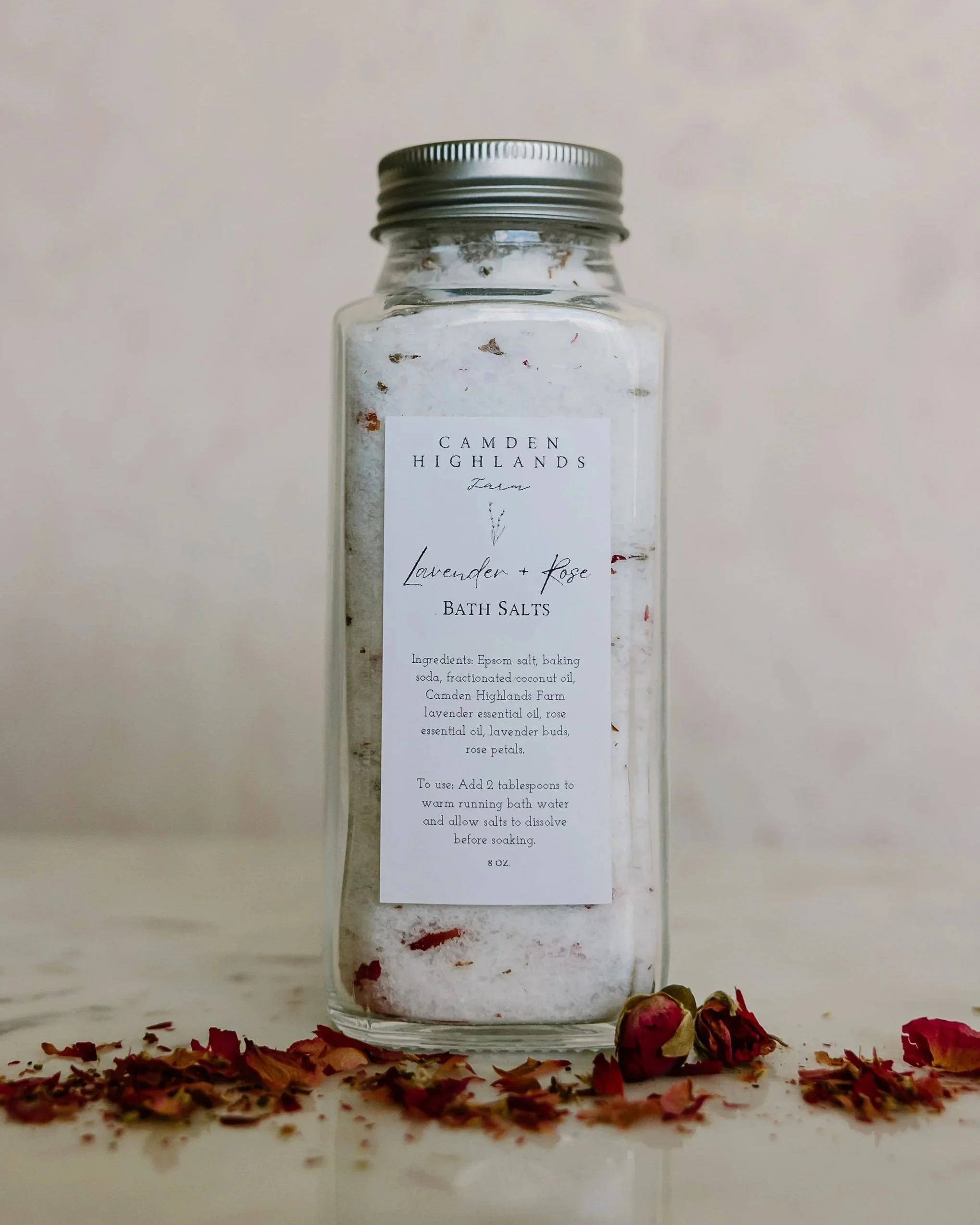 Lavender + Rose Bath Salts