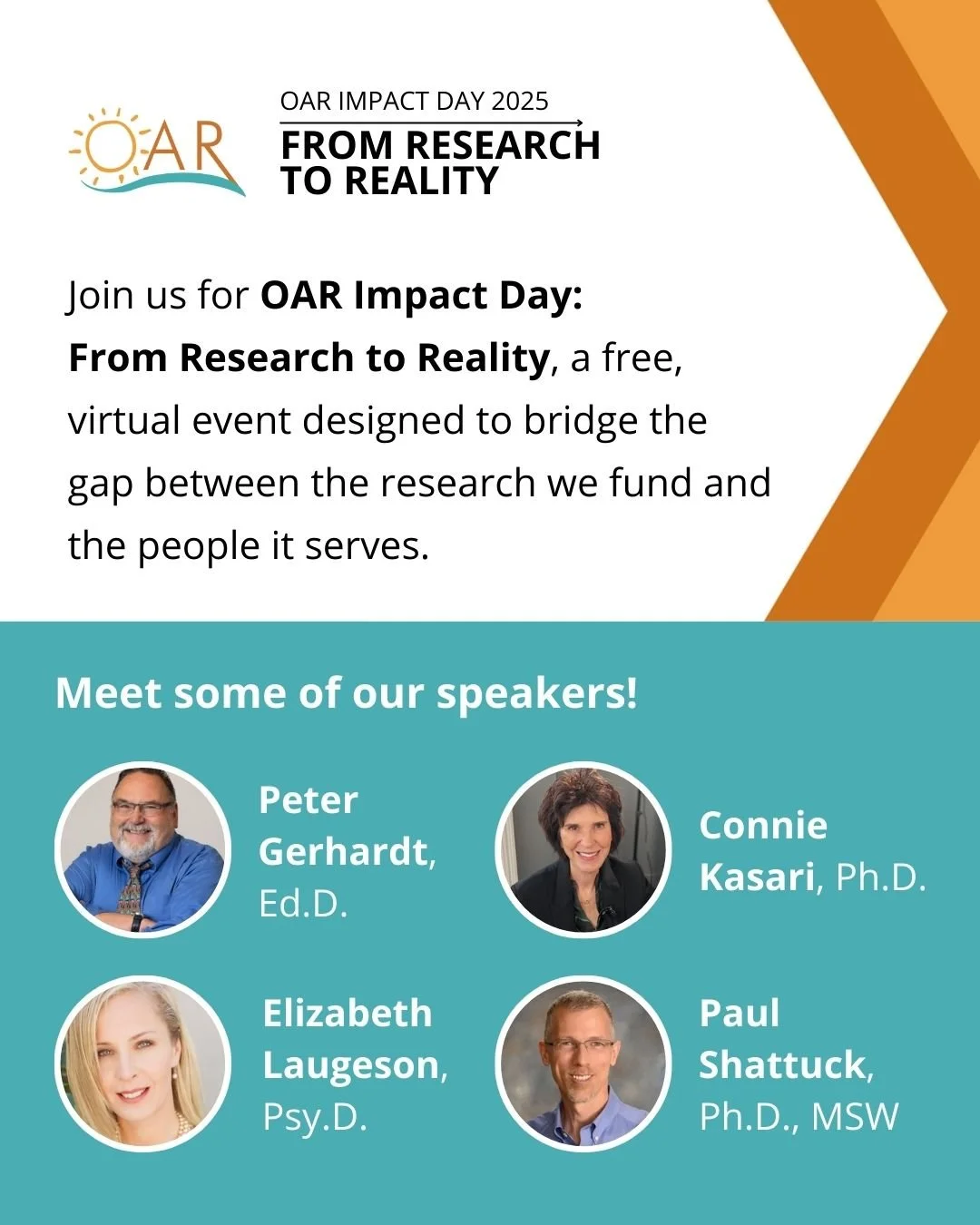 OAR Impact Day 2025 (September 25th 10-4 pm EDT)