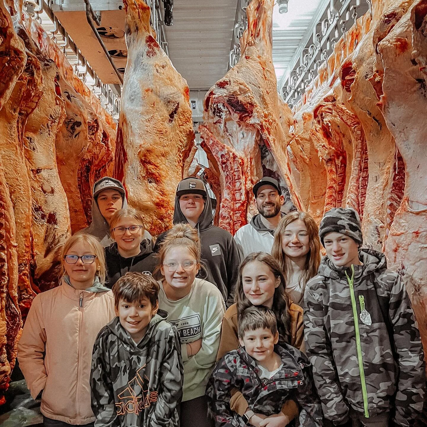 🍀 The Clare County Blue Ribbon Livestock club stopped in for a tour this weekend. It&rsquo;s nice to see 4-H kids take an interest in the process of raising livestock from beginning to end. Thanks for letting us show you around!