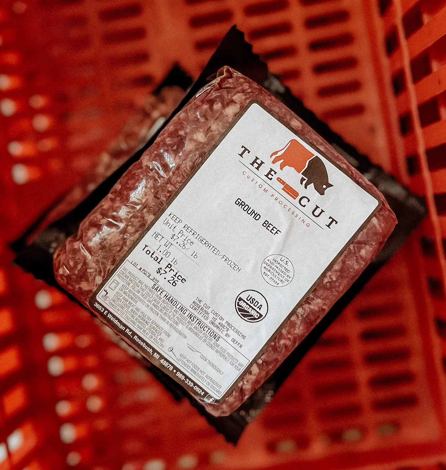 FREE ORGANIC GROUND BEEF!!! 
.
Buy 5 pounds of organic ground beef and get the 6th one FREE!