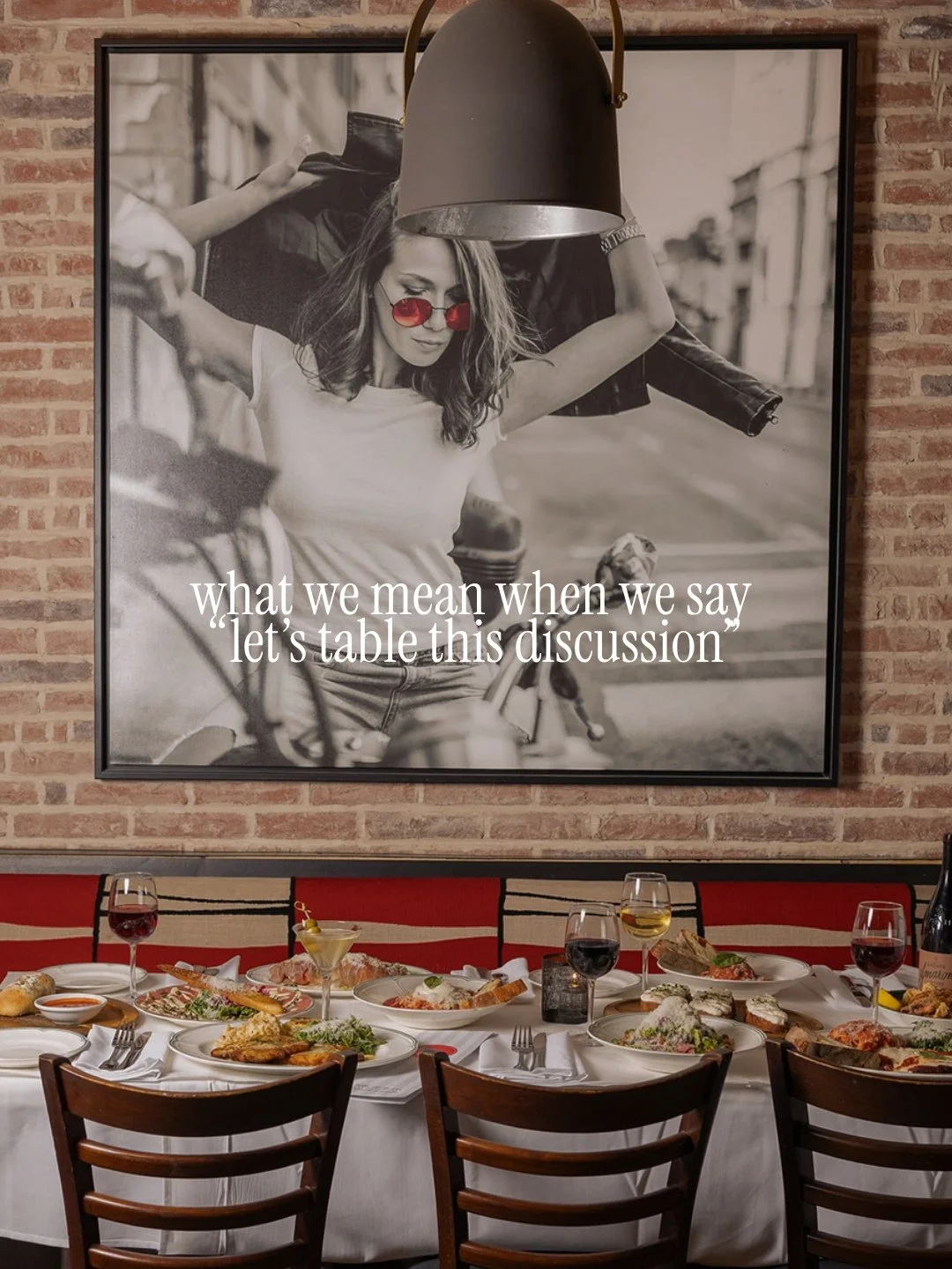 ⁠Sorry I missed you. I was busy dinnering at Bar italia.