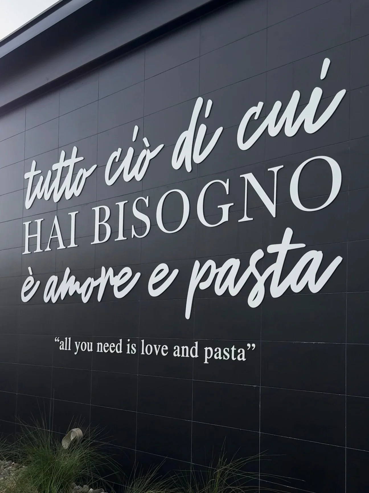 all you need is love and tuesday pasta night