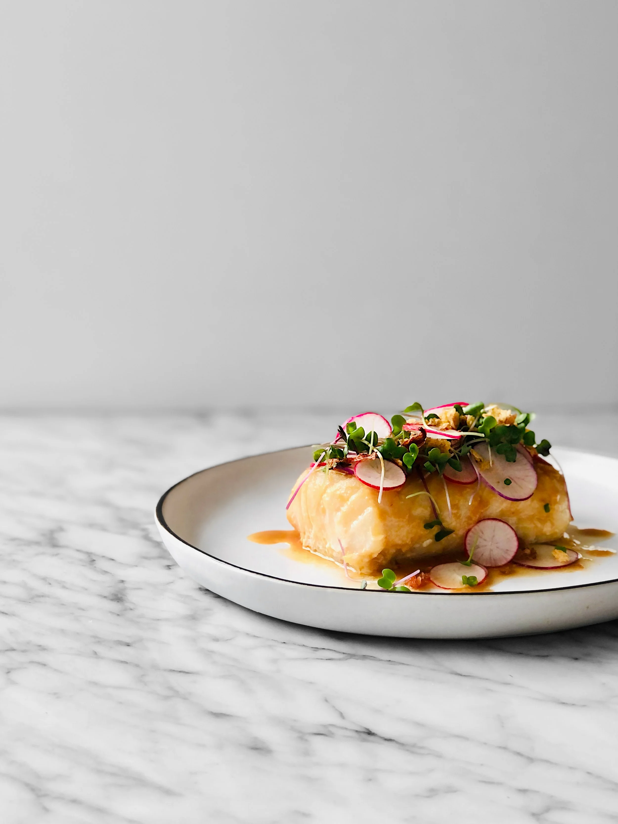 Morue laquée au miso