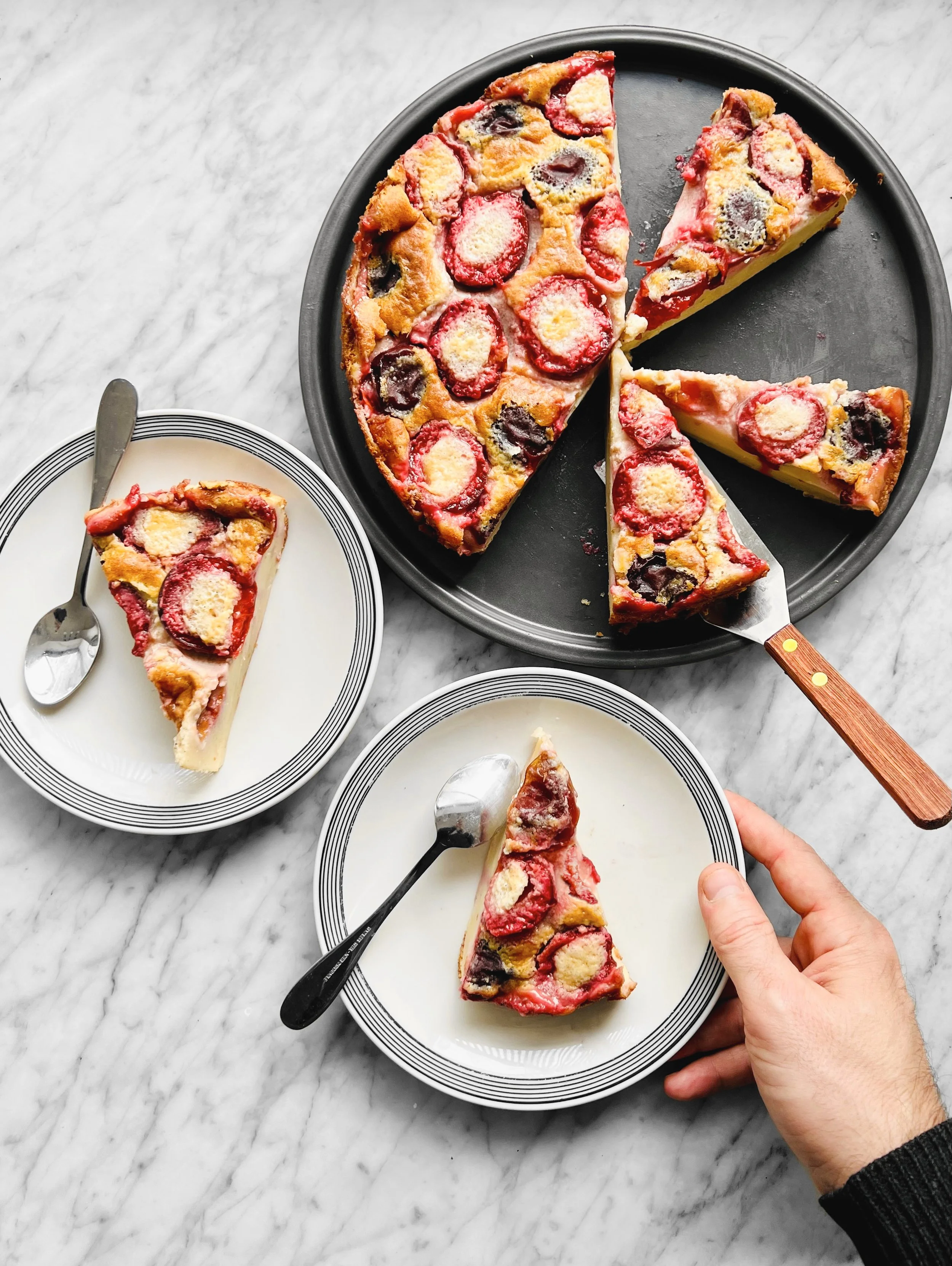 Far breton aux prunes quetsches