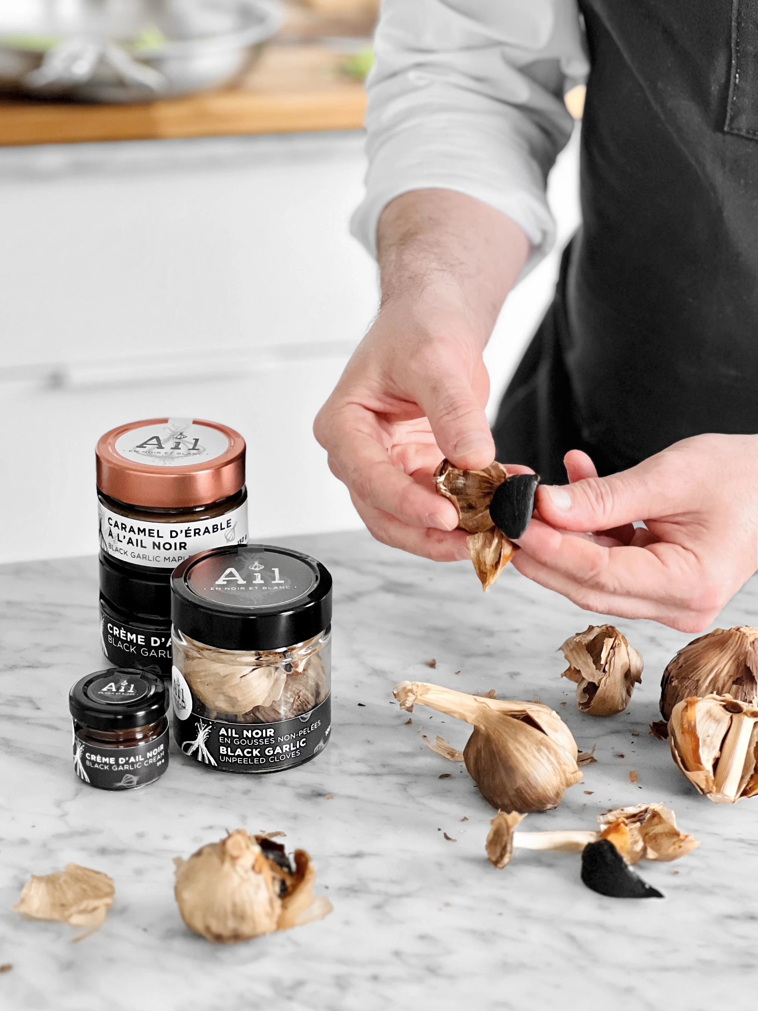 Nouvelle collaboration - Ail en Noir et Blanc