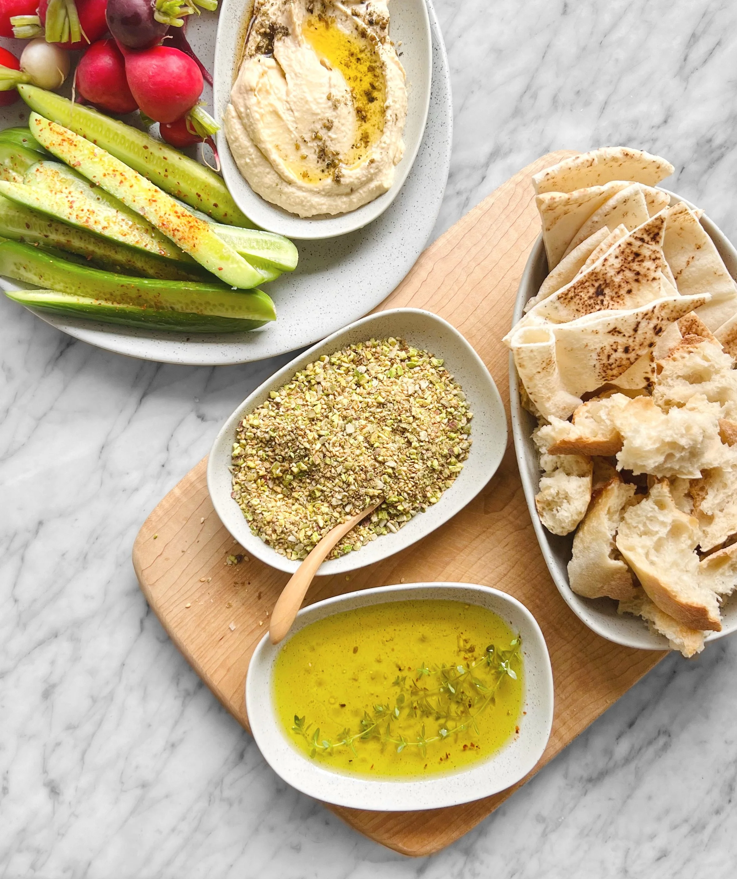 Dukkah - Trempette sèche de pistaches et sésame aux épices rôties