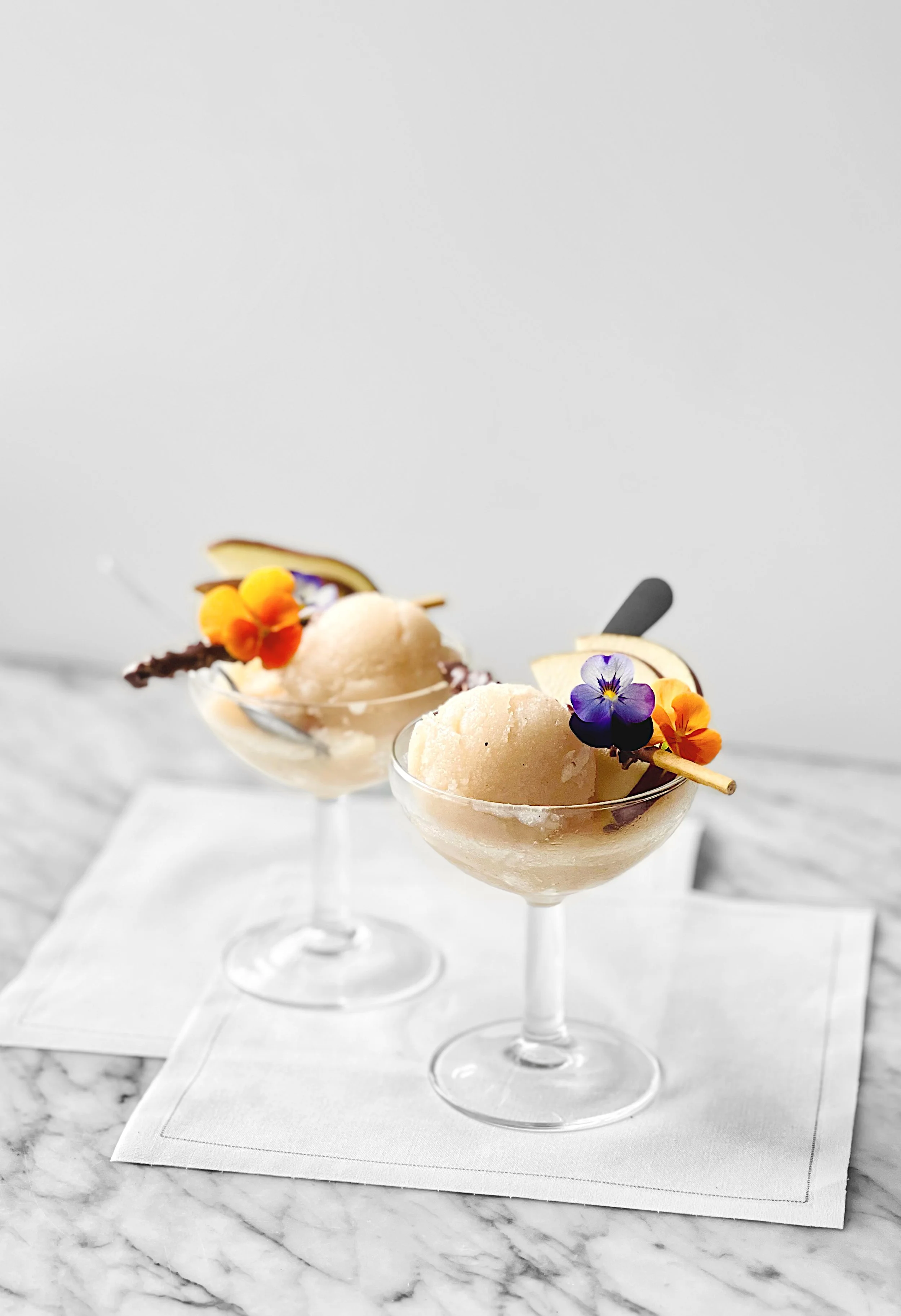 Sorbet à la poire de Thomas Keller