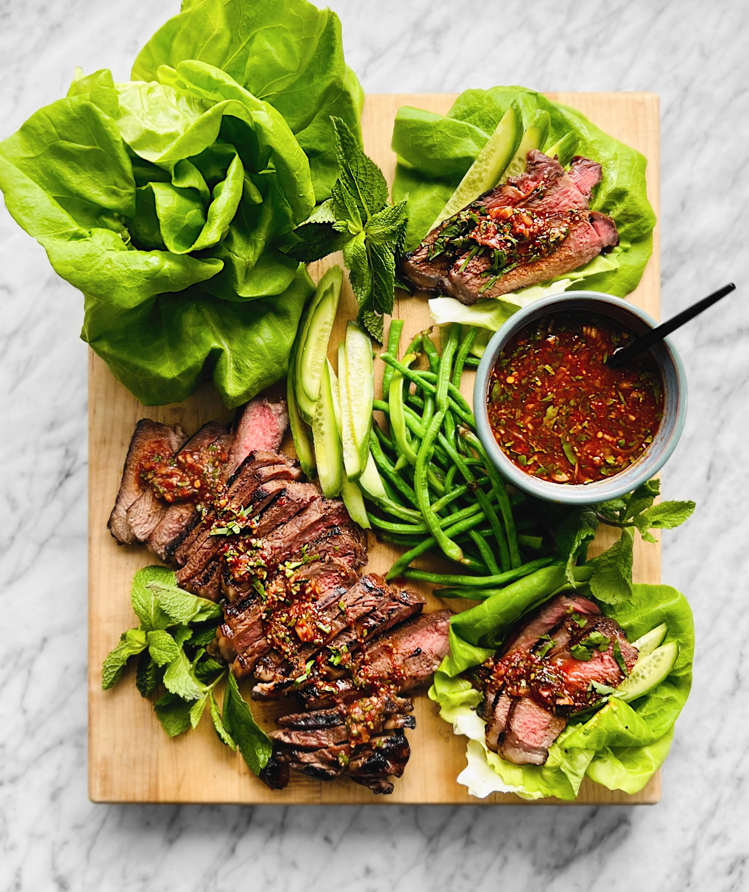 Bœuf grillé «Crying Tiger» et sa sauce épicée