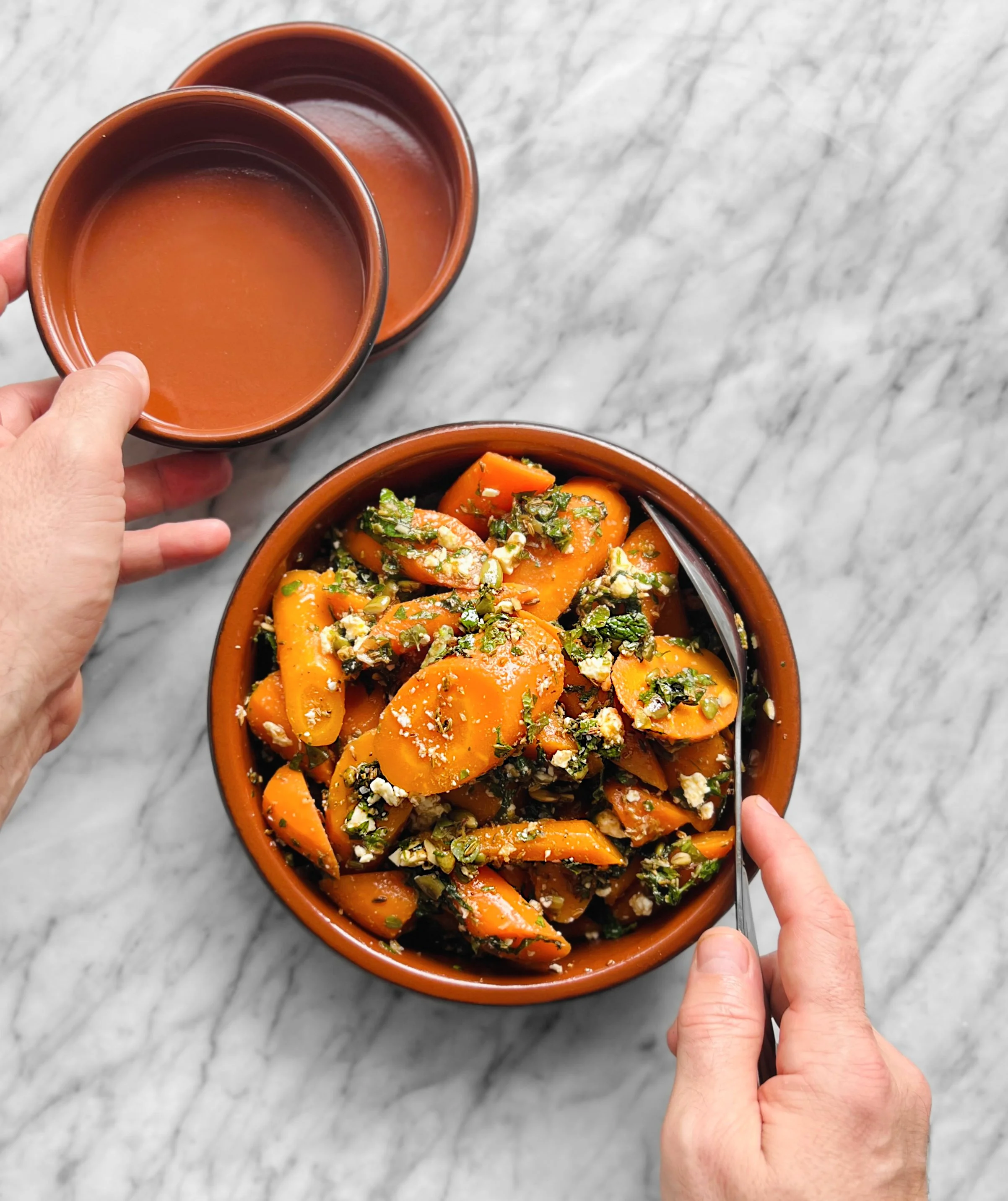 Carottes marinées andalouses