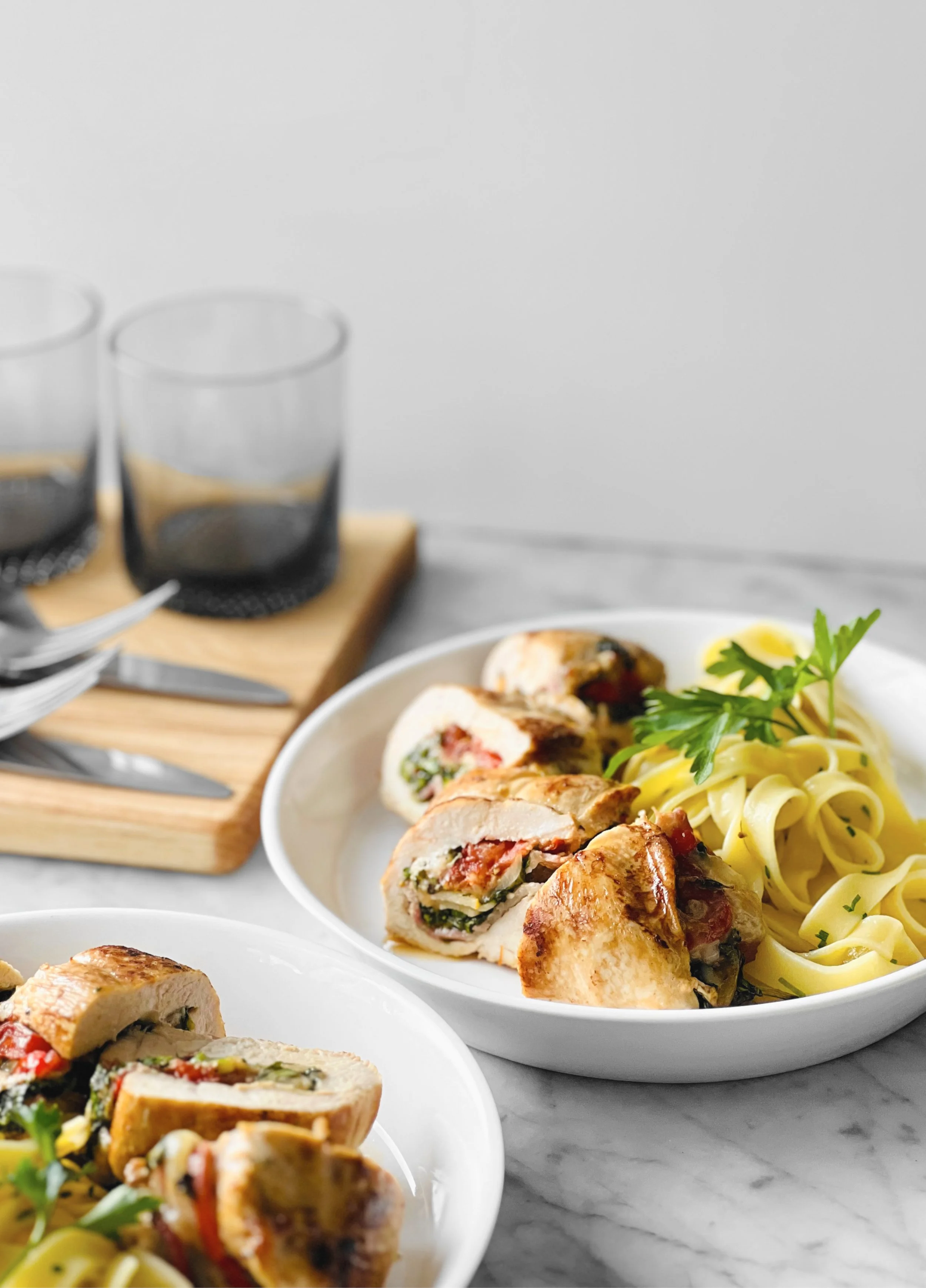 Poitrines de poulet farcies «à l'italienne»