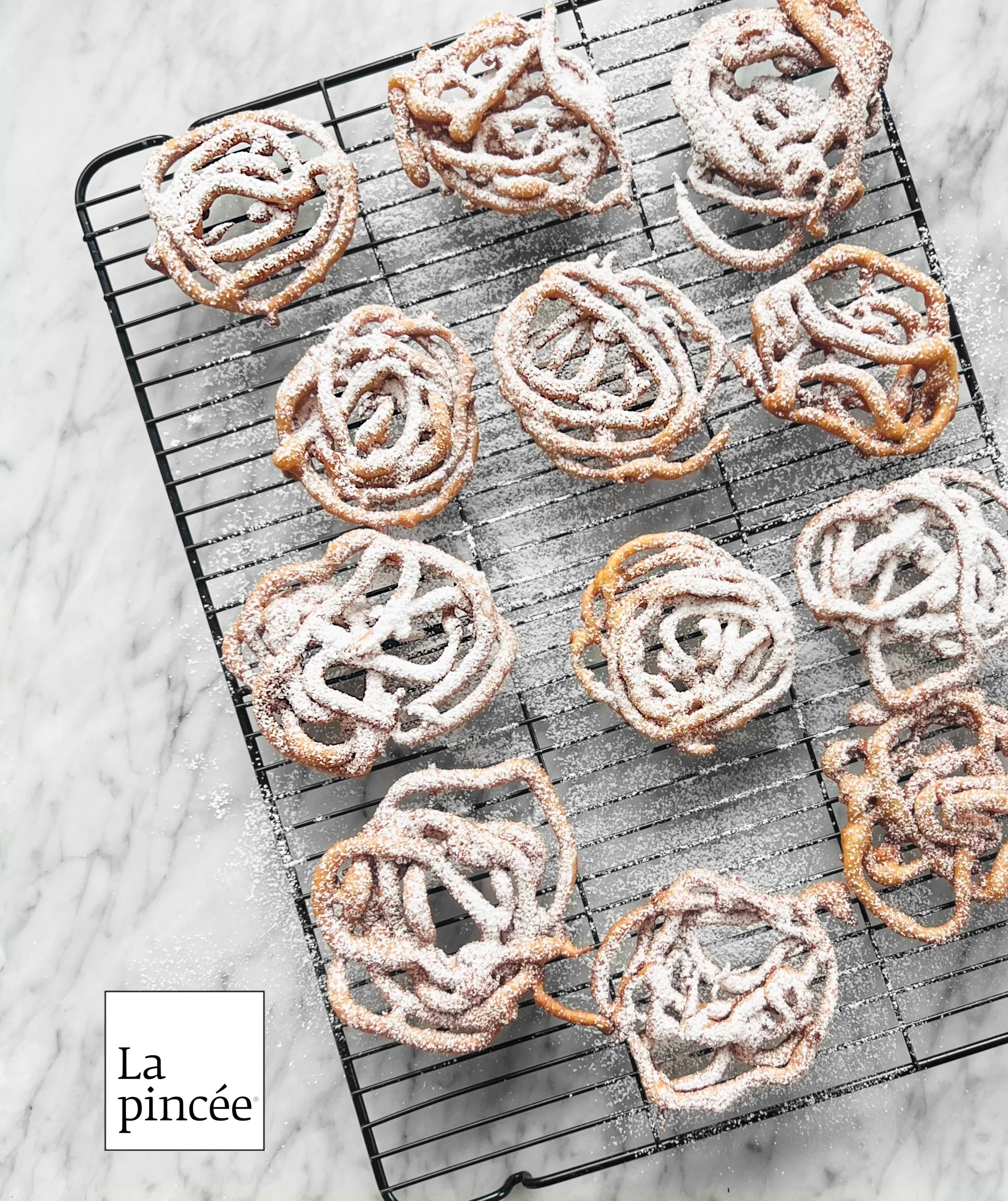 Beignets «funnel cakes» aux épices