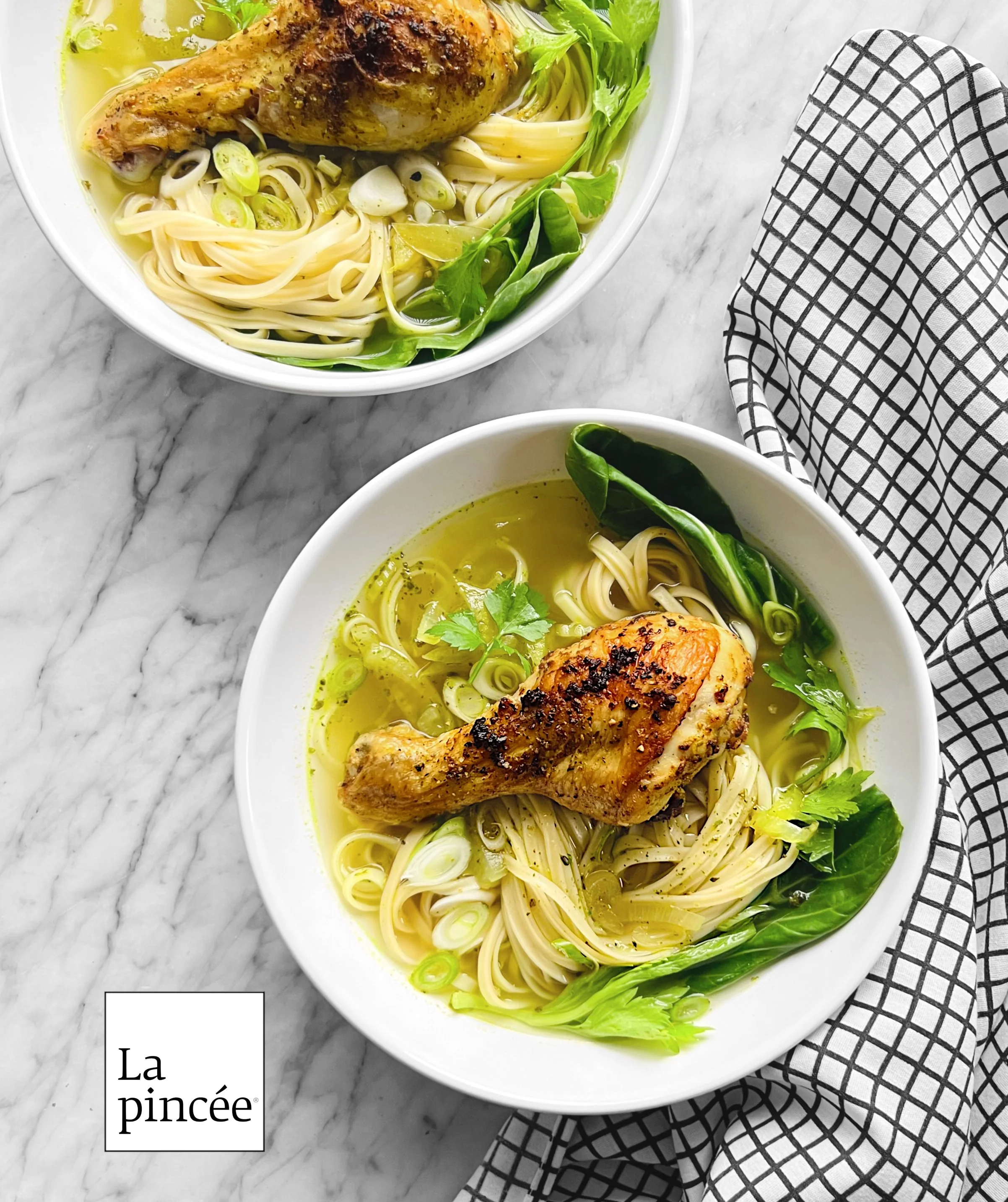 Soupe poulet et nouilles revisitée