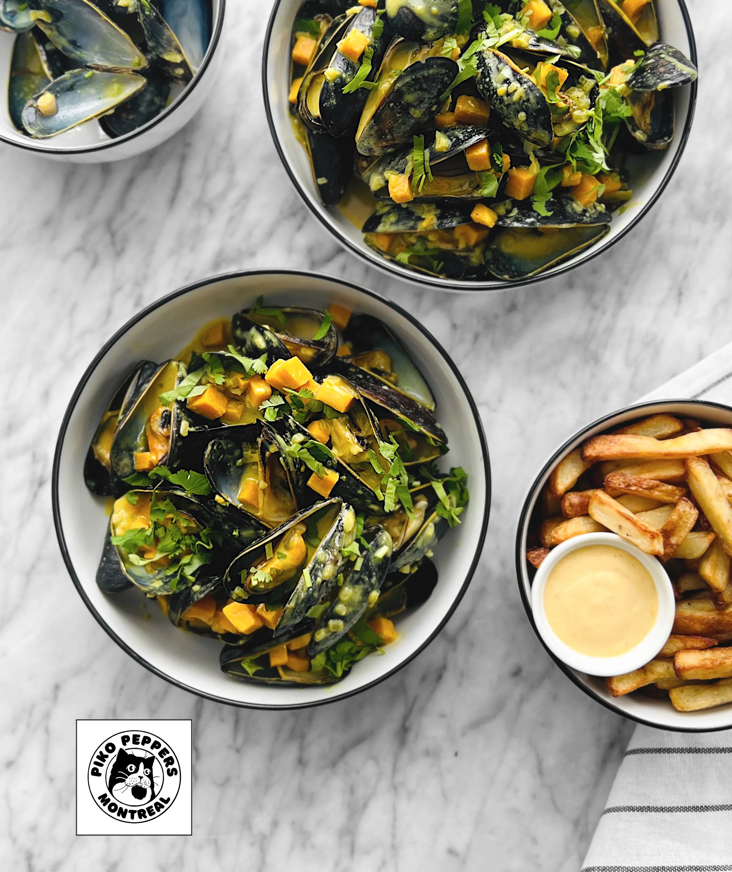 Moules «Katsu Curry»