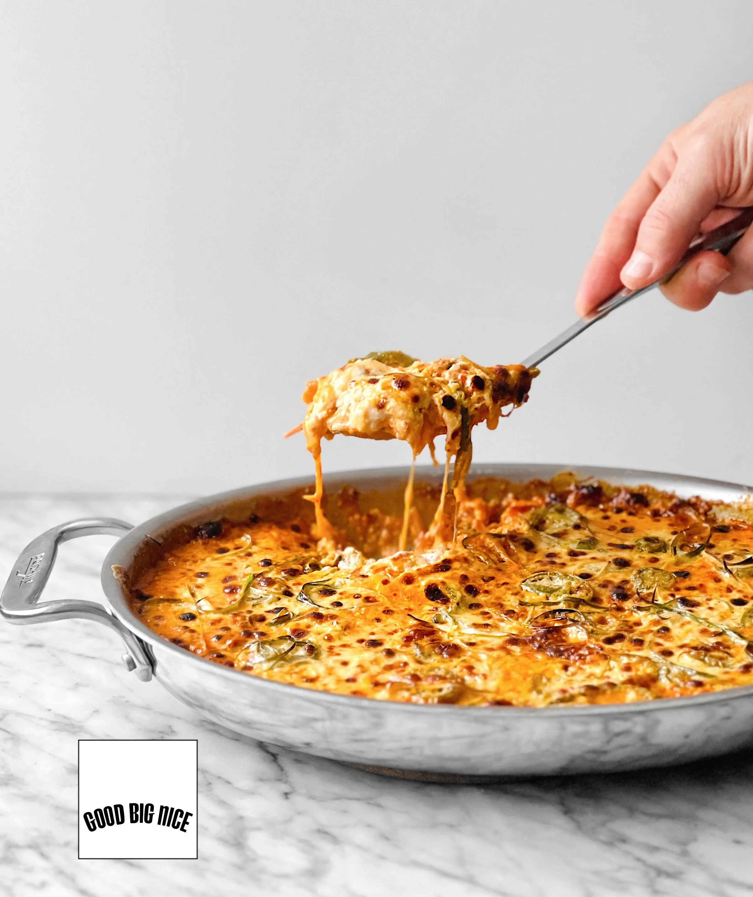 Gratin de kimchi «Tex-Mex»