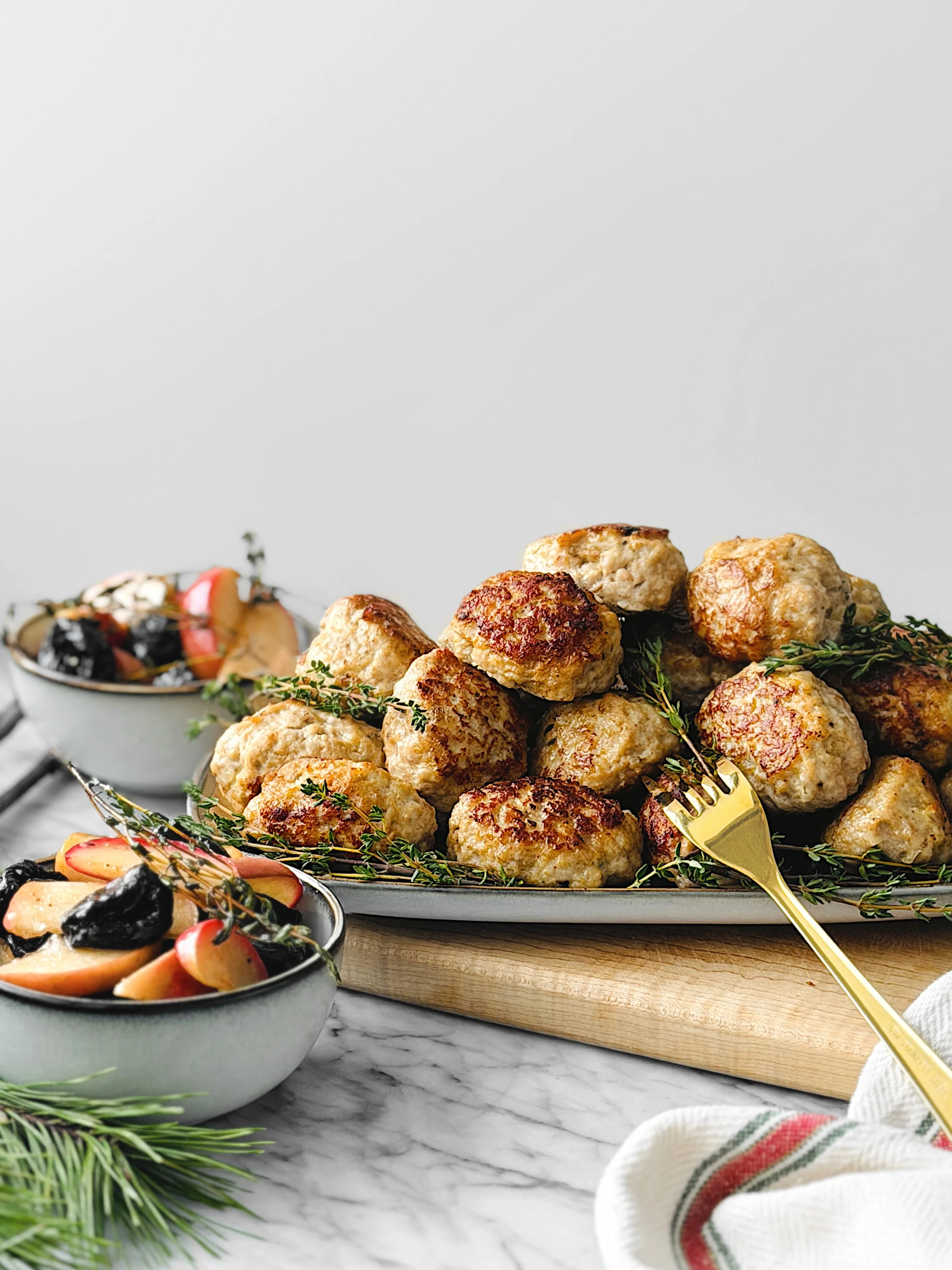 Medisterkaker - Quenelles de porc de Noël