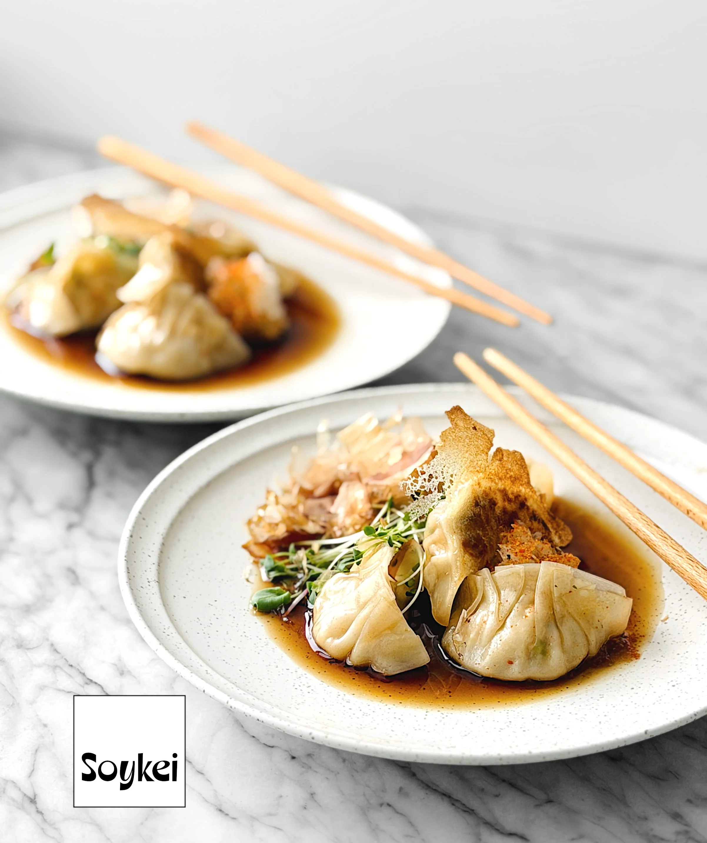 Dumplings de tofu à la japonaise et sauce agadashi