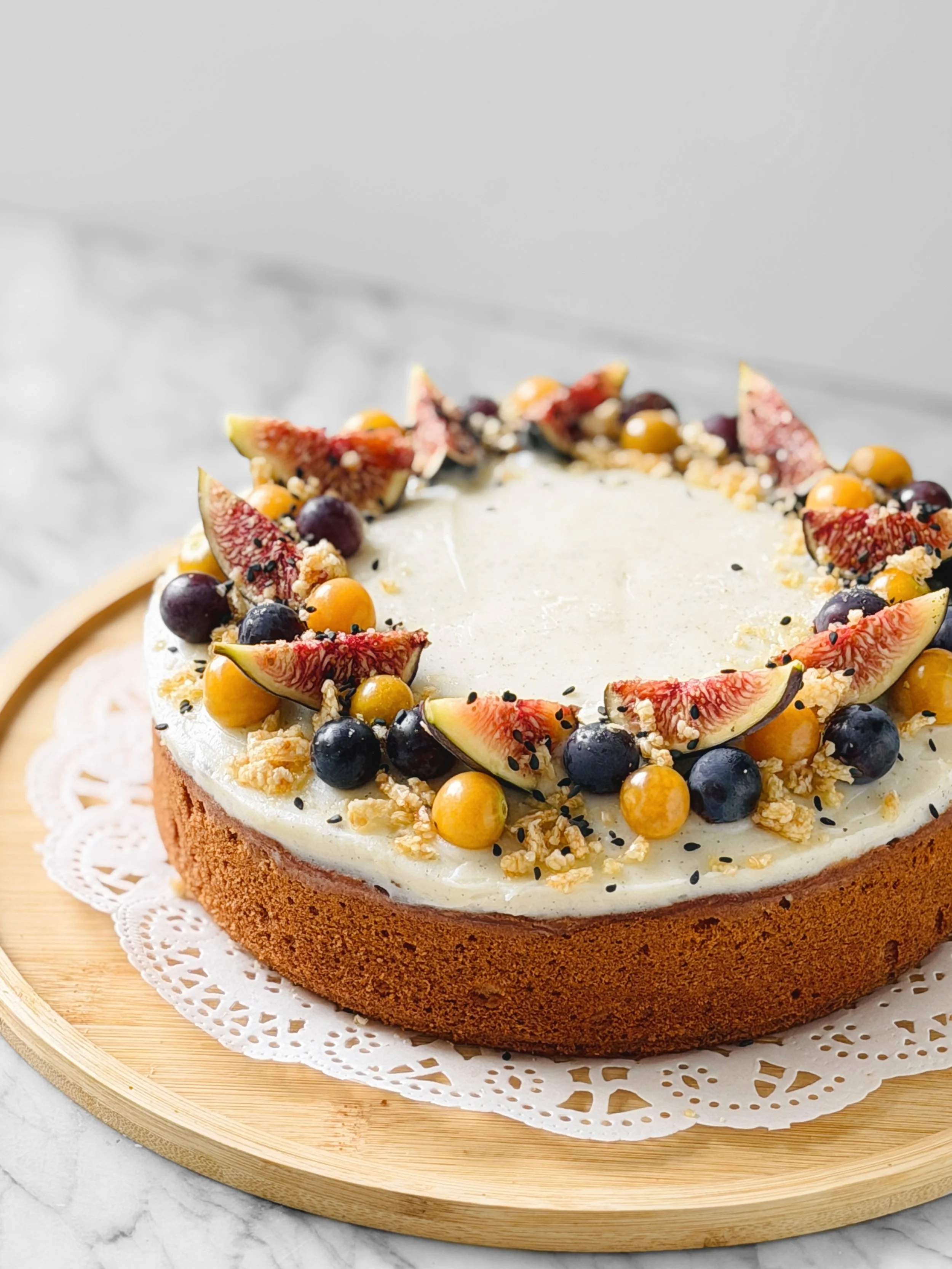 Un ravissant g&acirc;teau pour c&eacute;l&eacute;brer celle qui a tout sem&eacute; en moi : ma maman ! Douceur, couleur, amour, tout y est et sans compter comme elle m&rsquo;a si bien transmis. Joyeux anniversaire maman! 

__ 𝑮𝑨̂𝑻𝑬𝑨𝑼 𝑨𝑼 𝑺𝑬́