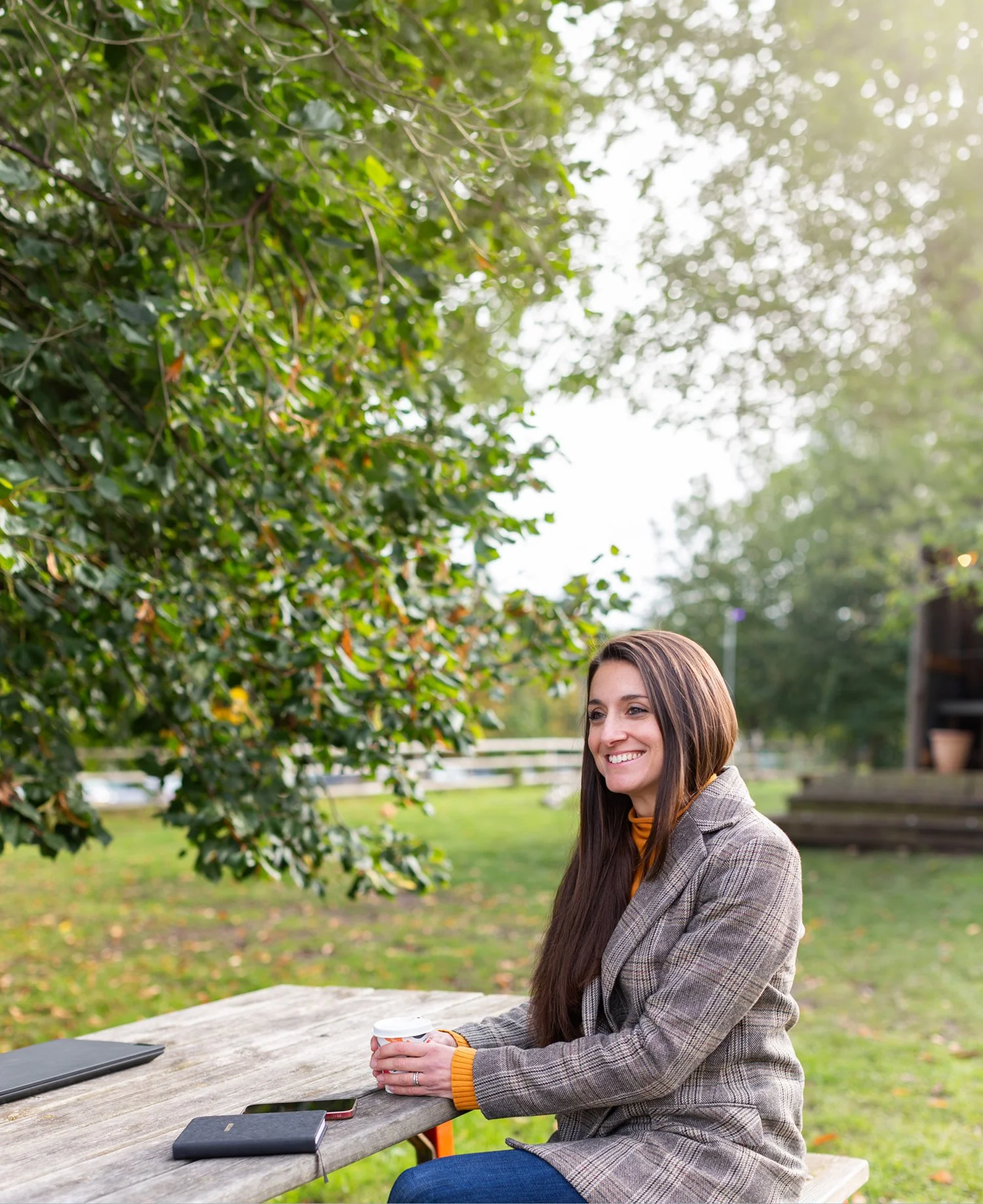 Personal branding portrait of a young professional woman captured outdoors by Victoria Phipps