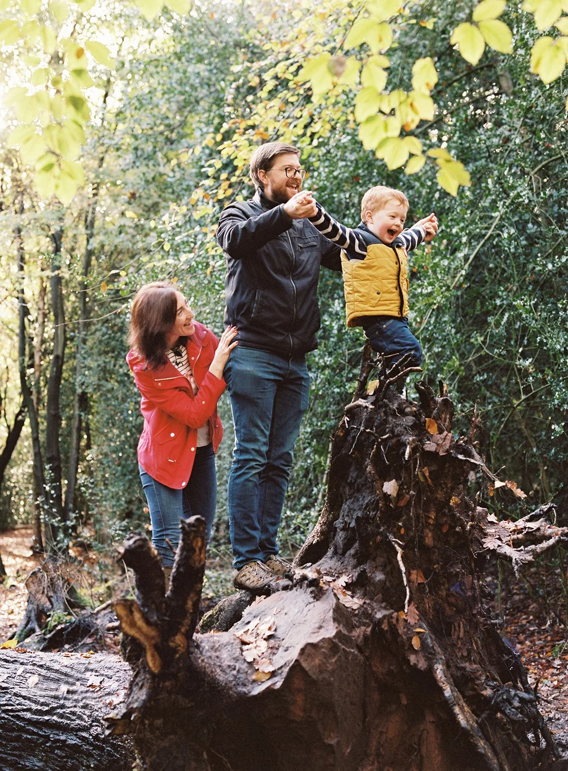 Natural family portraits captured on film by Wirral portrait photographer Victoria Phipps