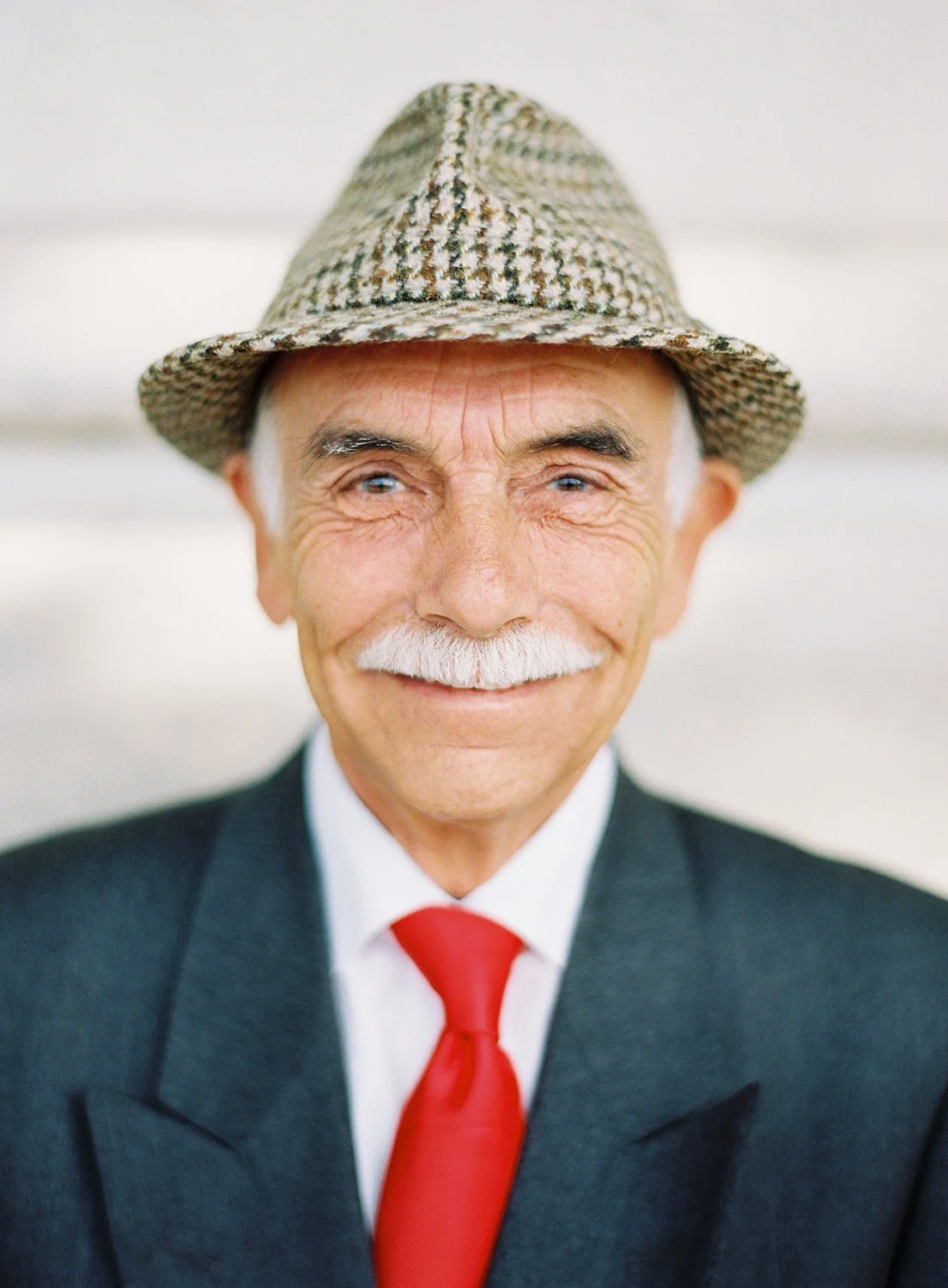 Grandfather portrait on film by Victoria Phipps