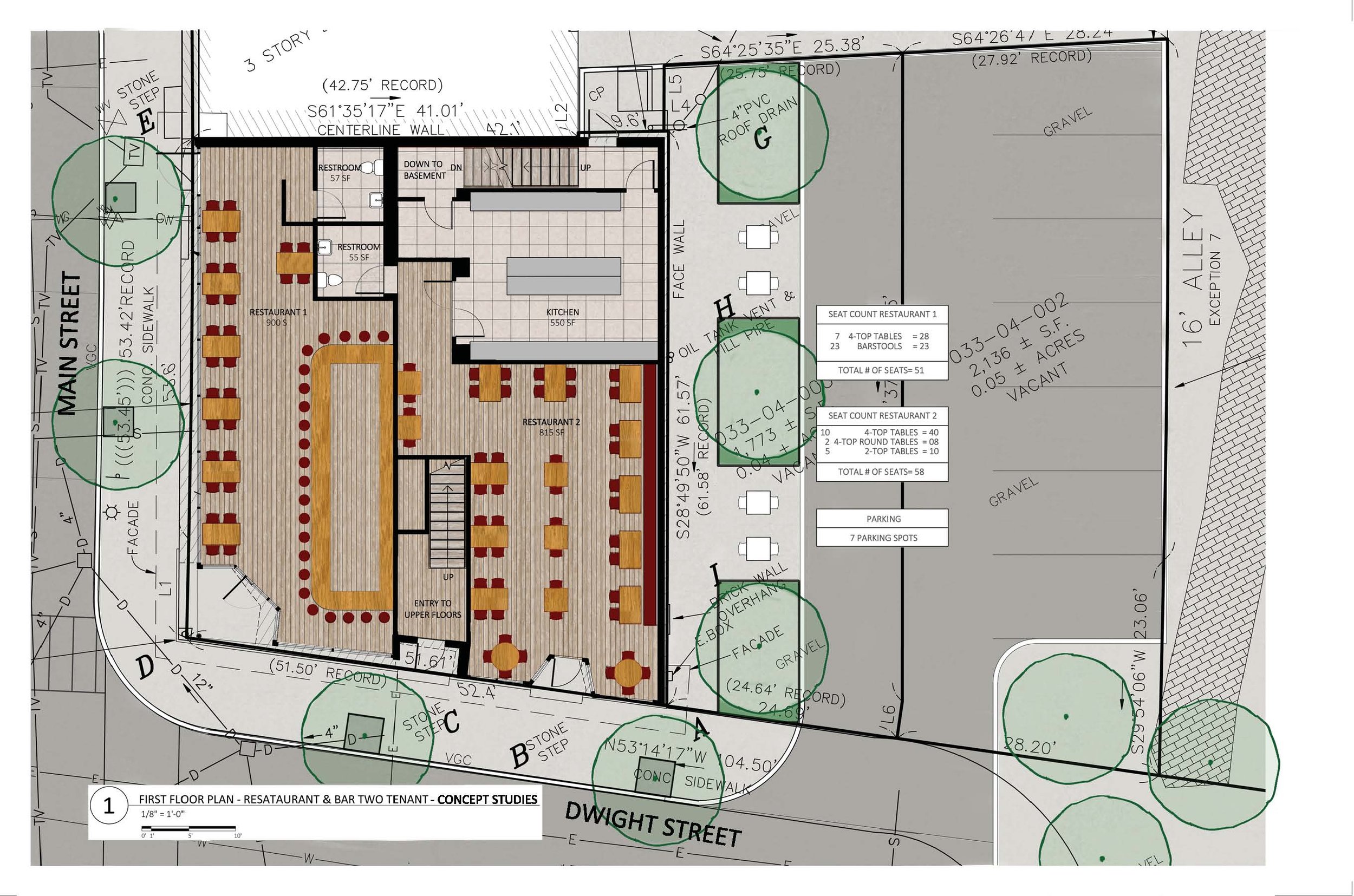 Hotel Jess Resturant  First Floor Plan - 2 Tenants.jpg
