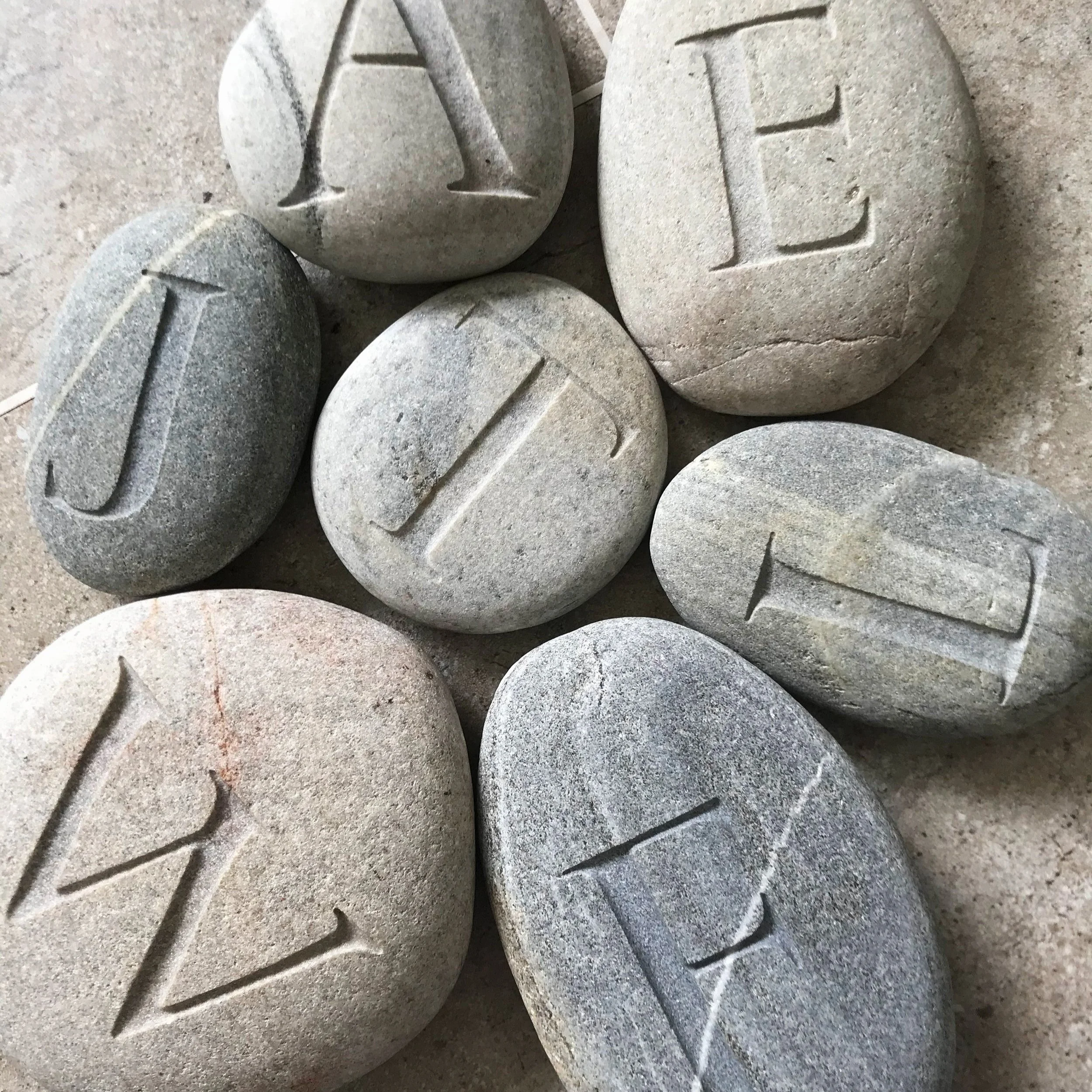 Stones from Lettering Arts Trust