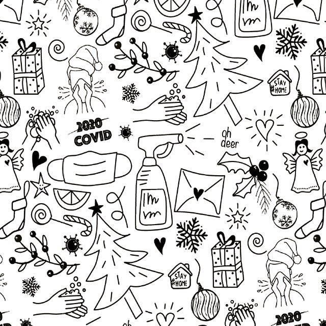 COVID Christmas card