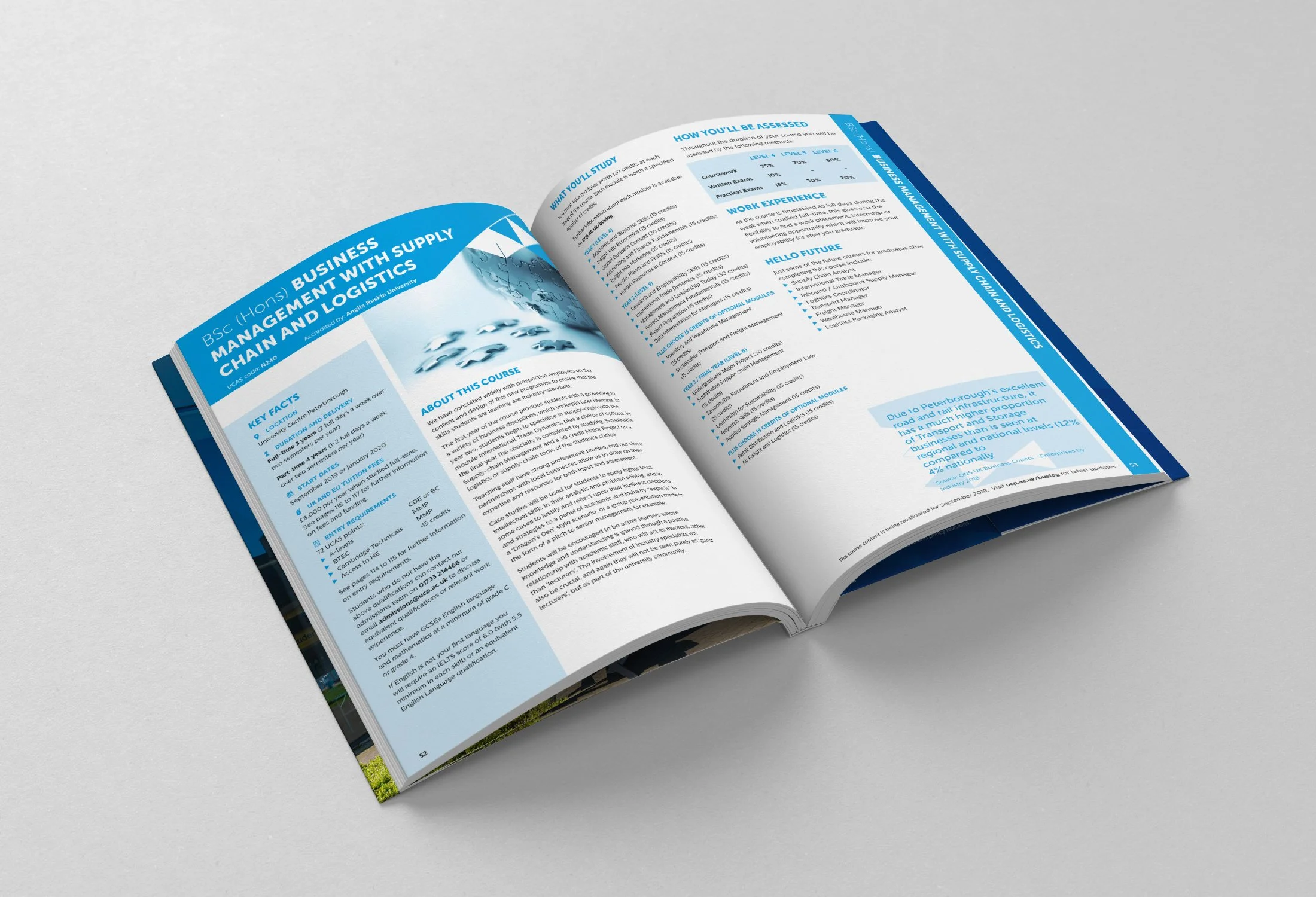 University prospectus
