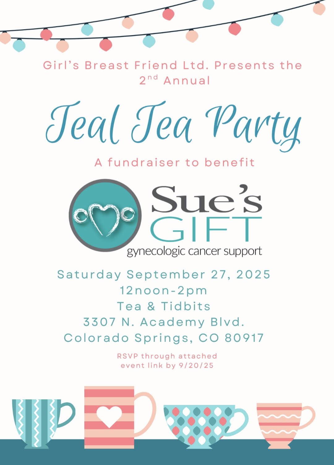 Teal Tea Party