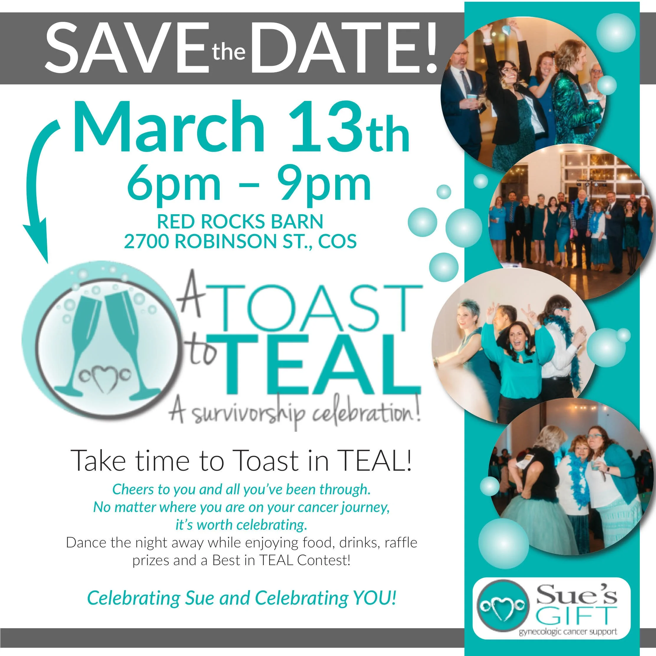 A Toast To TEAL – A Survivorship Celebration! 2026