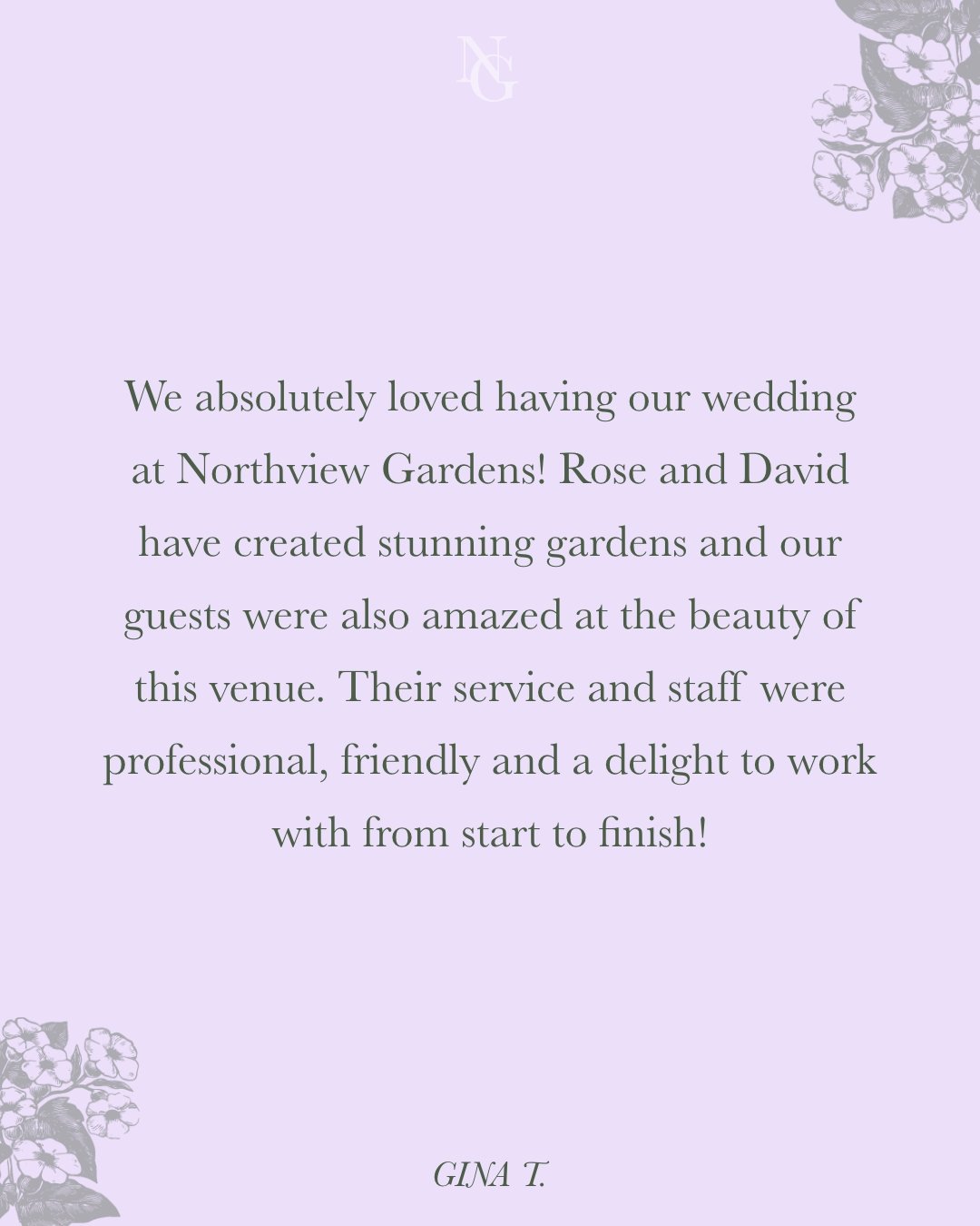Kind words🌸🌷⭐

www.northviewgardens.ca

#GardenWedding #OutdoorWeddingVenue #BotanicalWedding #NatureNuptials #BlossomWedding #RomanticGardens #FloralAffair #EnchantedVenue #RusticCharmWedding #BloomingCeremony #GardenPartyWedding #NaturalElegance 