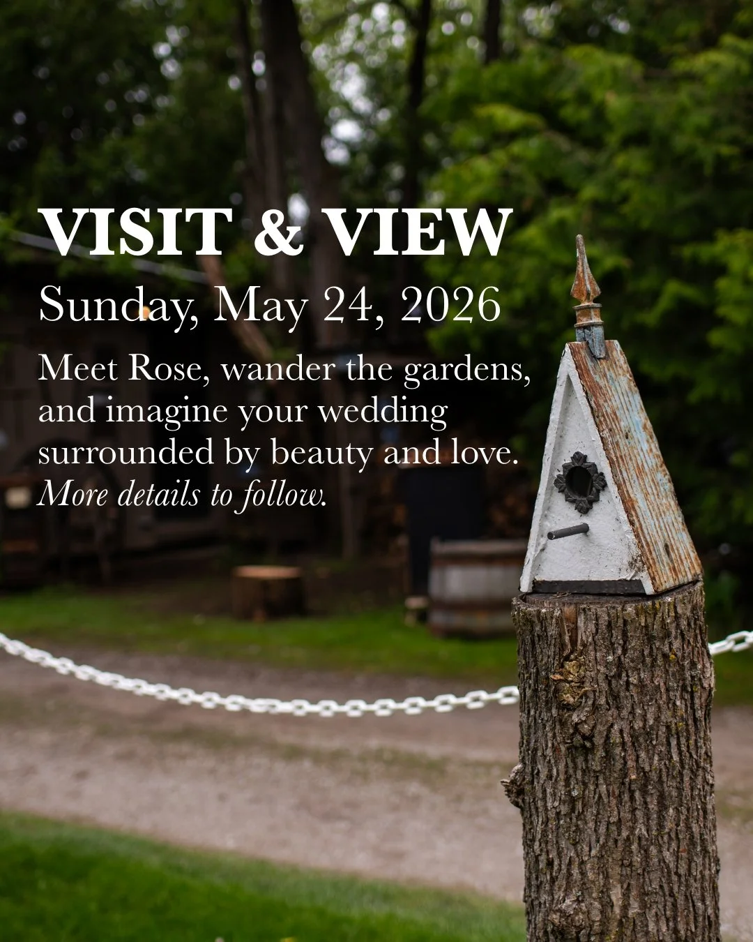 💍 Before you say &ldquo;I do&rdquo; to each other, fall in love with the place that will hold your vows.
Mark your calendars! On May 24, join us for a dreamy Tea Garden Party Visit &amp; View. Let blooming pathways and timeless elegance guide your h