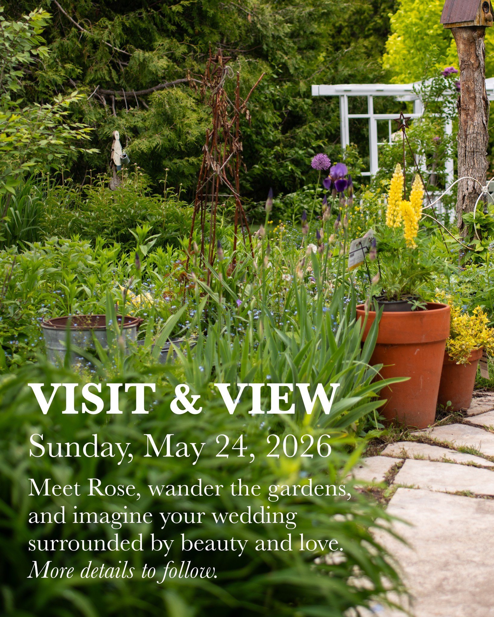 💍 Before you say &ldquo;I do&rdquo; to each other, fall in love with the place where your story begins.

Save the date &mdash; May 24. Join us at Northview Gardens for a charming Tea Garden Party Visit &amp; View, where blooming gardens and timeless