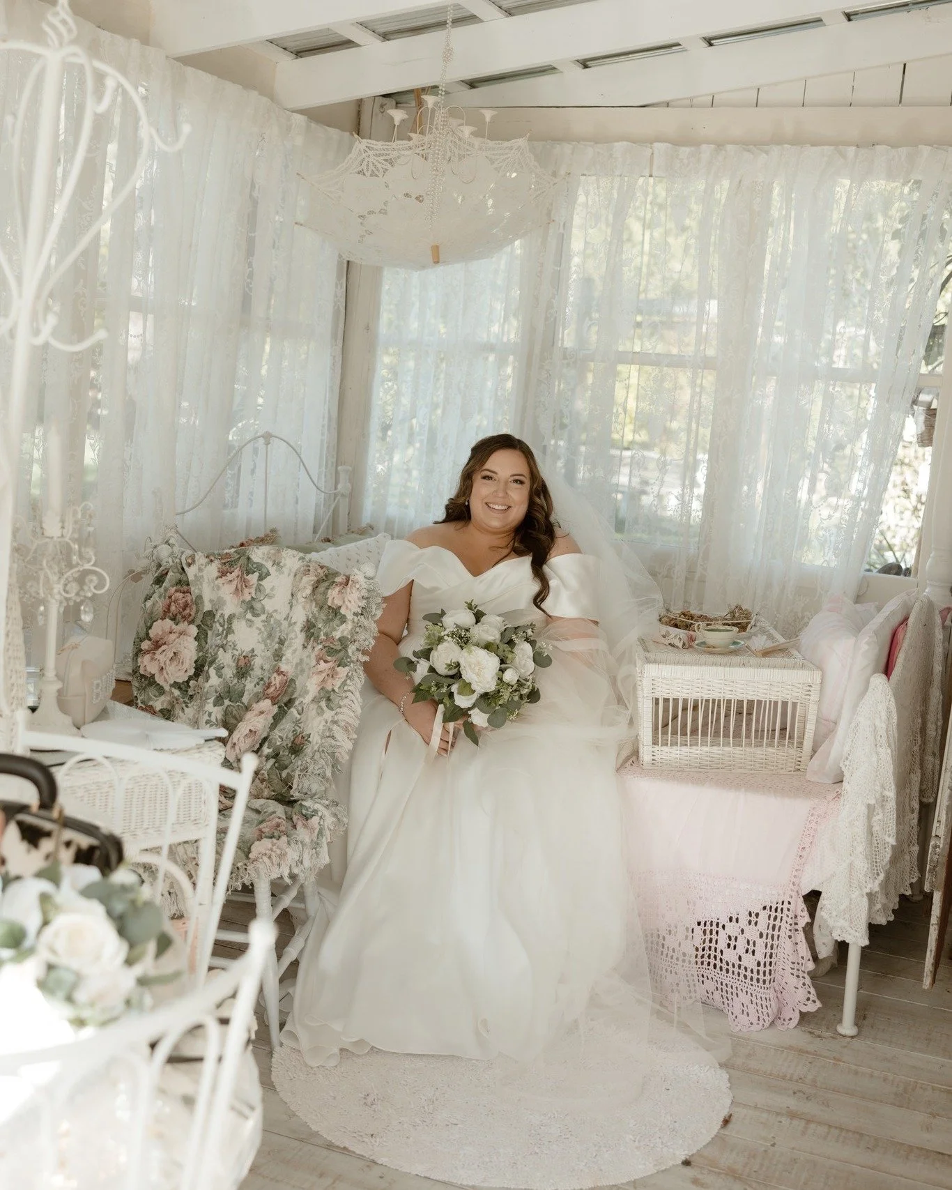 There is something unforgettable about a bride&rsquo;s path through the gardens, pausing at vintage doors before the aisle begins. The whole approach feels soft, intimate, and full of breath-held joy.

@wildlacephotos 

www.northviewgardens.ca

#nort