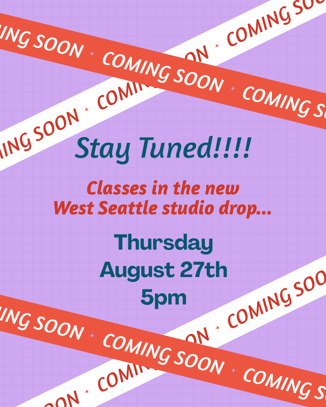 Sept and October Classes - Coming soon!