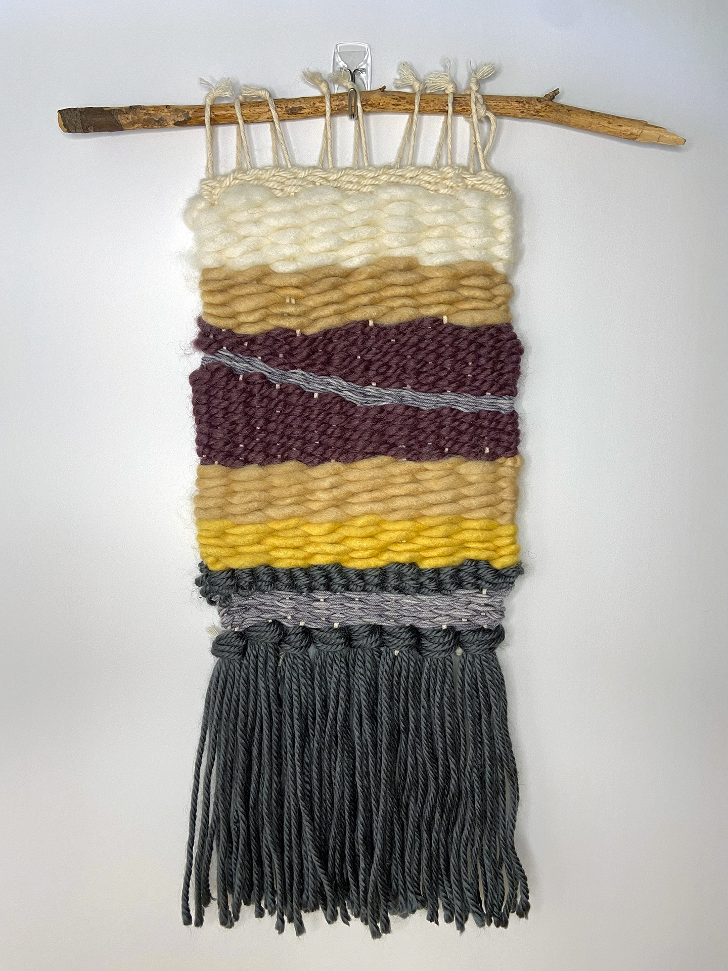 Weaving on a DIY Loom
