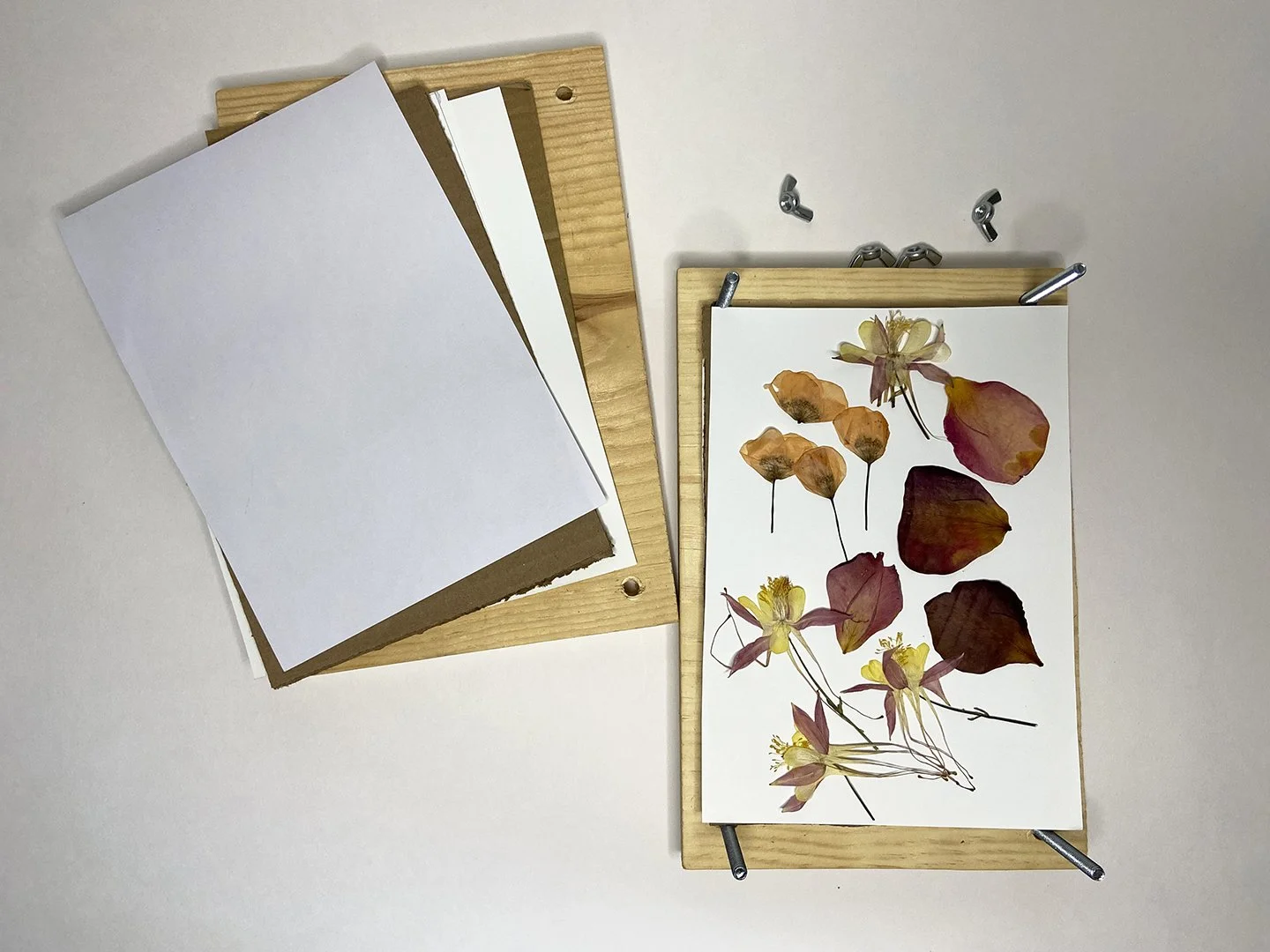 DIY Flower Press &amp; Dried Flower Bookmark - Kid + Parent Class