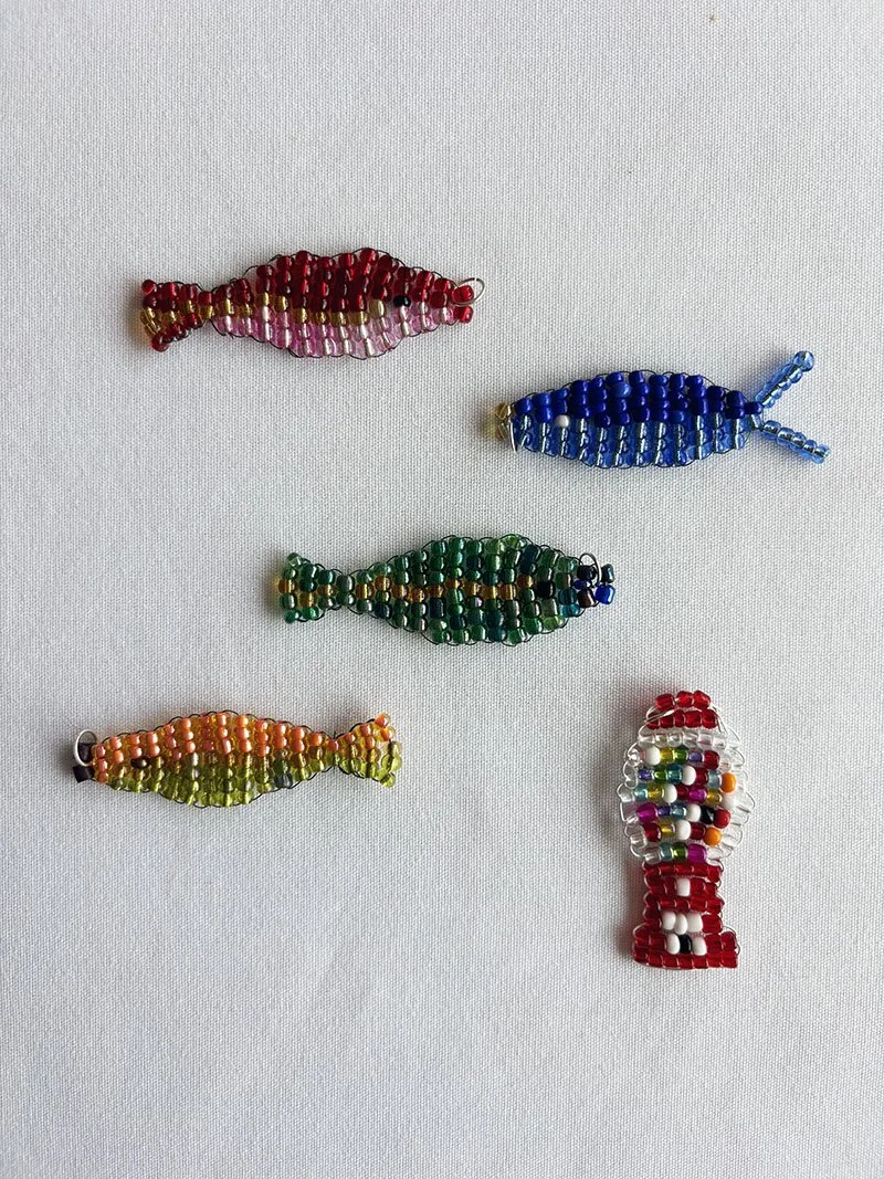 Wire Beaded Charms