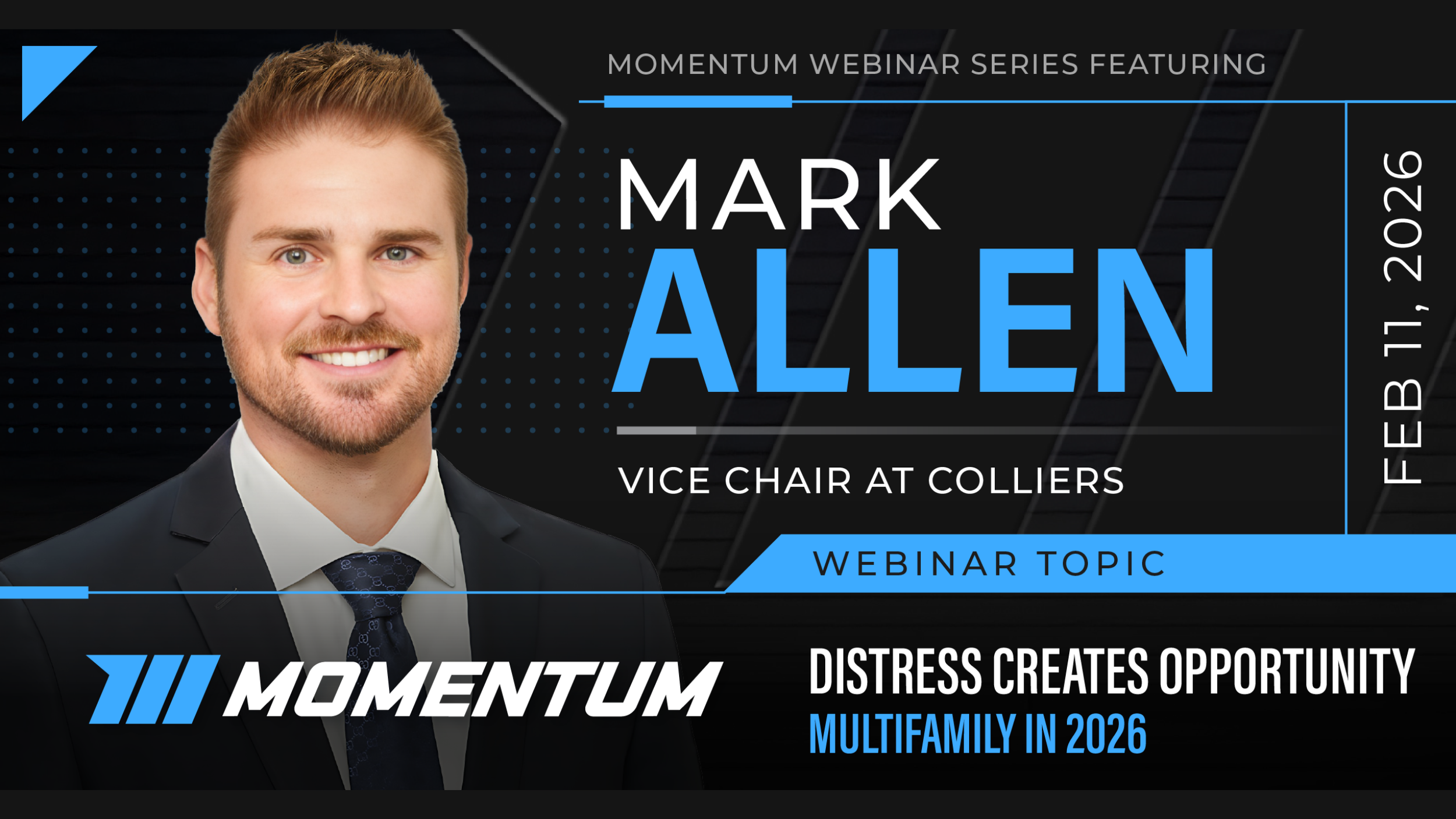 Webinar: Distress Creates Opportunity: Multifamily in 2026 with Mark Allen