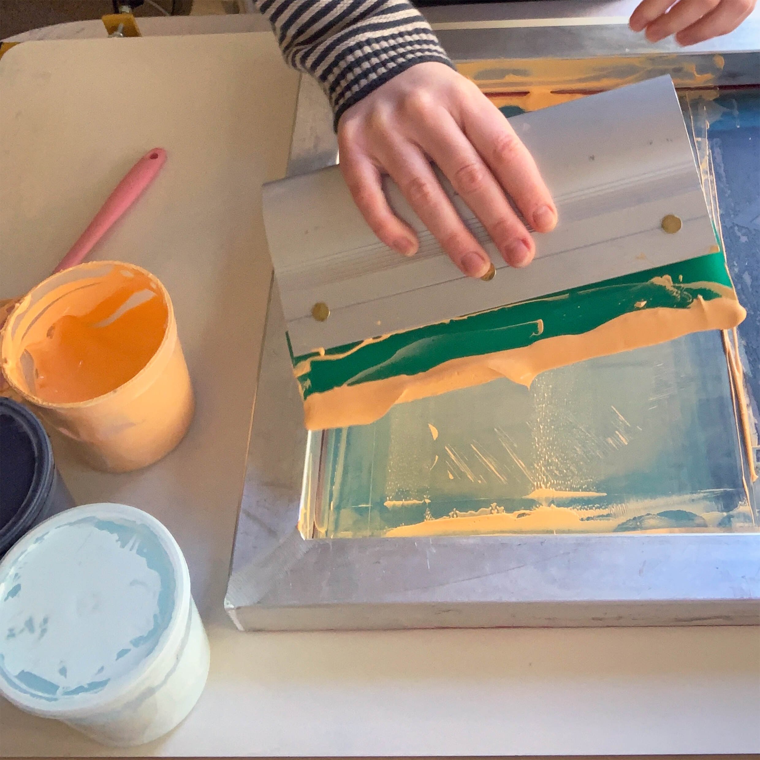 Screen printing process